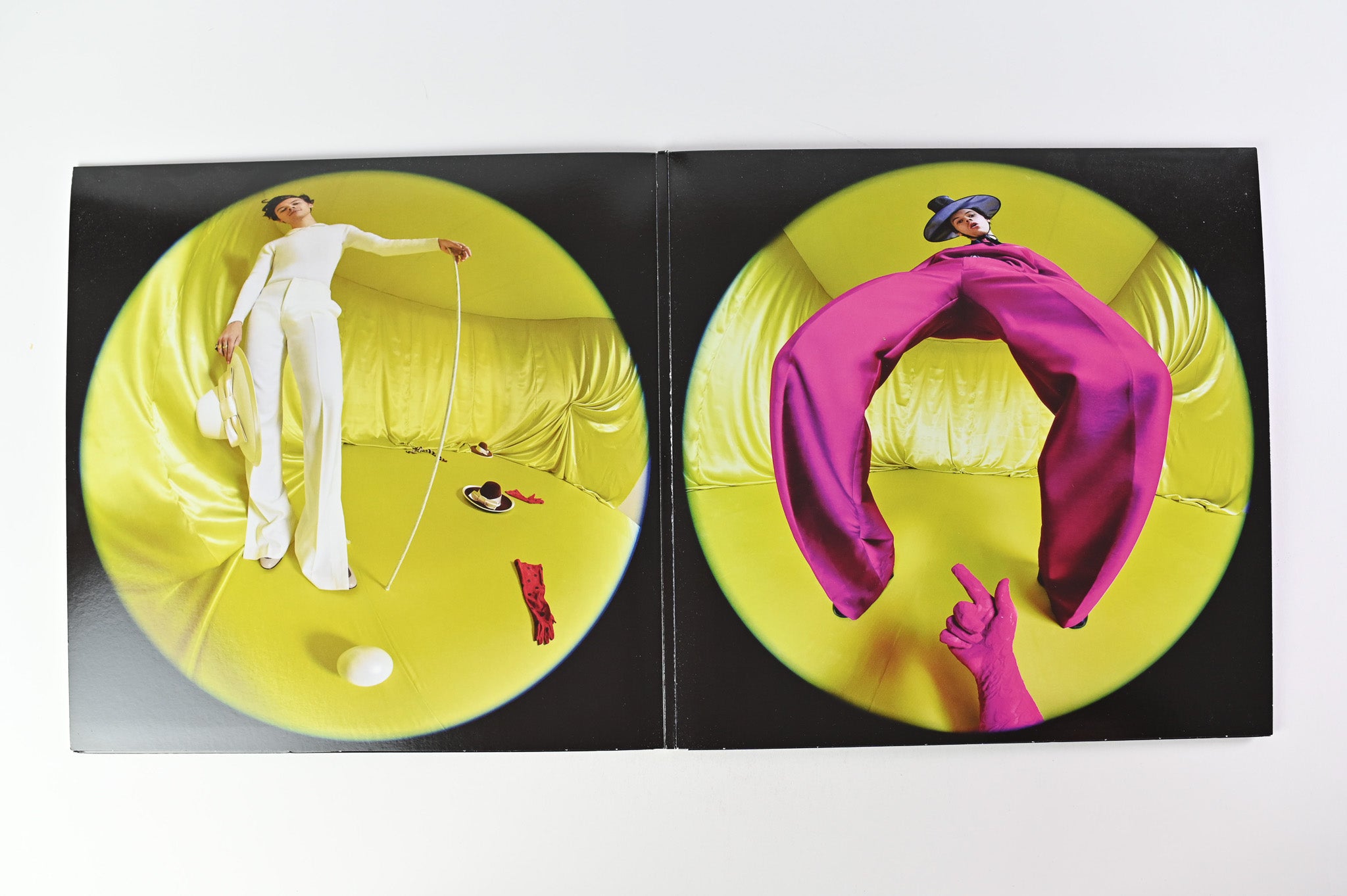 Harry Styles - Fine Line on Erksine Ltd Clear w/Black & White Splatter