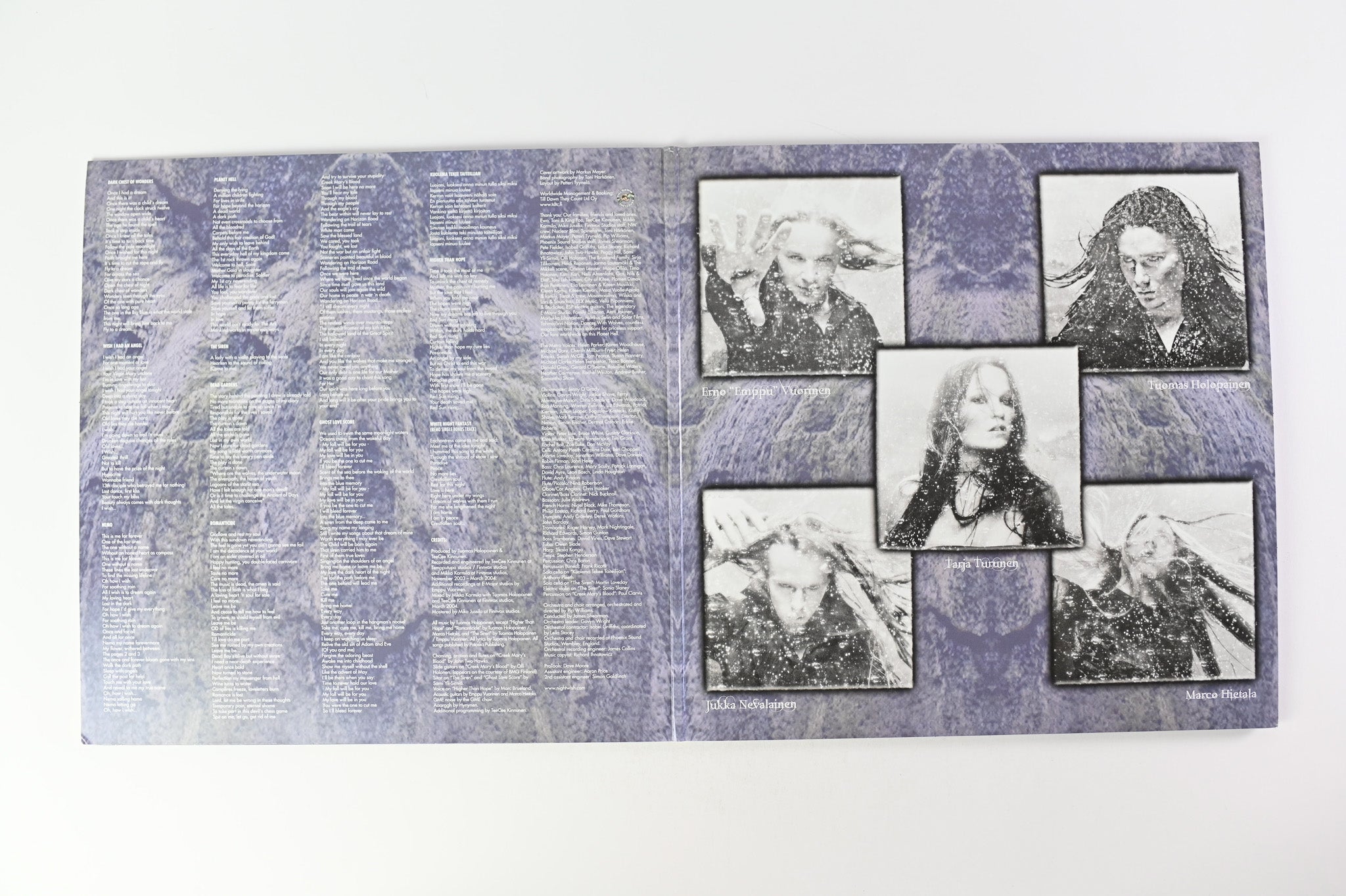 Nightwish - Once on Nuclear Blast Ltd Clear w/Blue Splatter Reissue