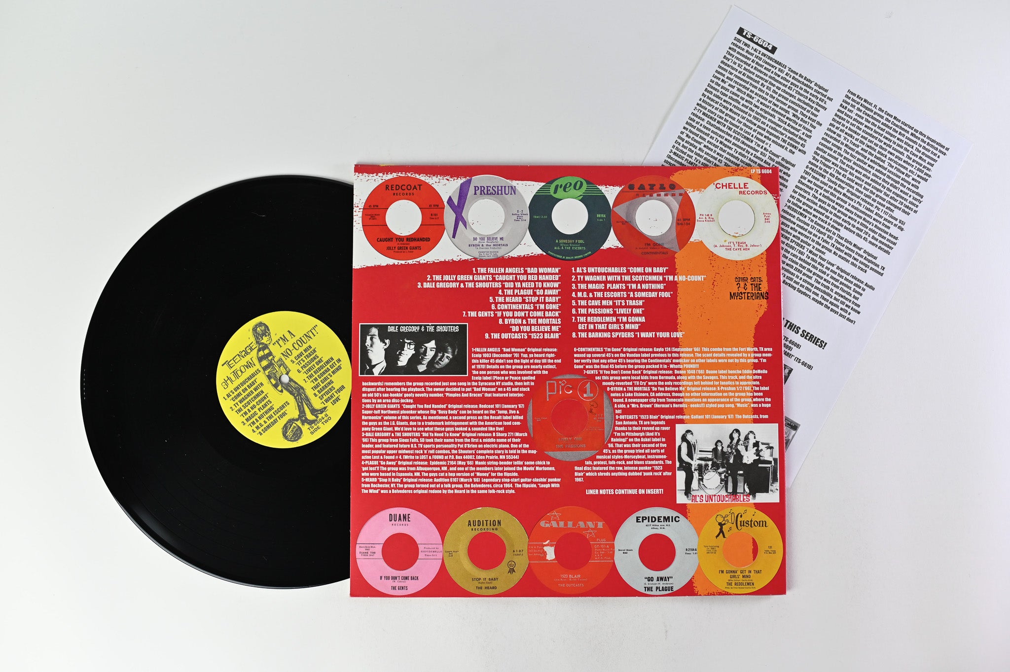 Various - I'm A No-Count (19 Top Teen Punk Stomp Classics!) on Teenage Shutdown!