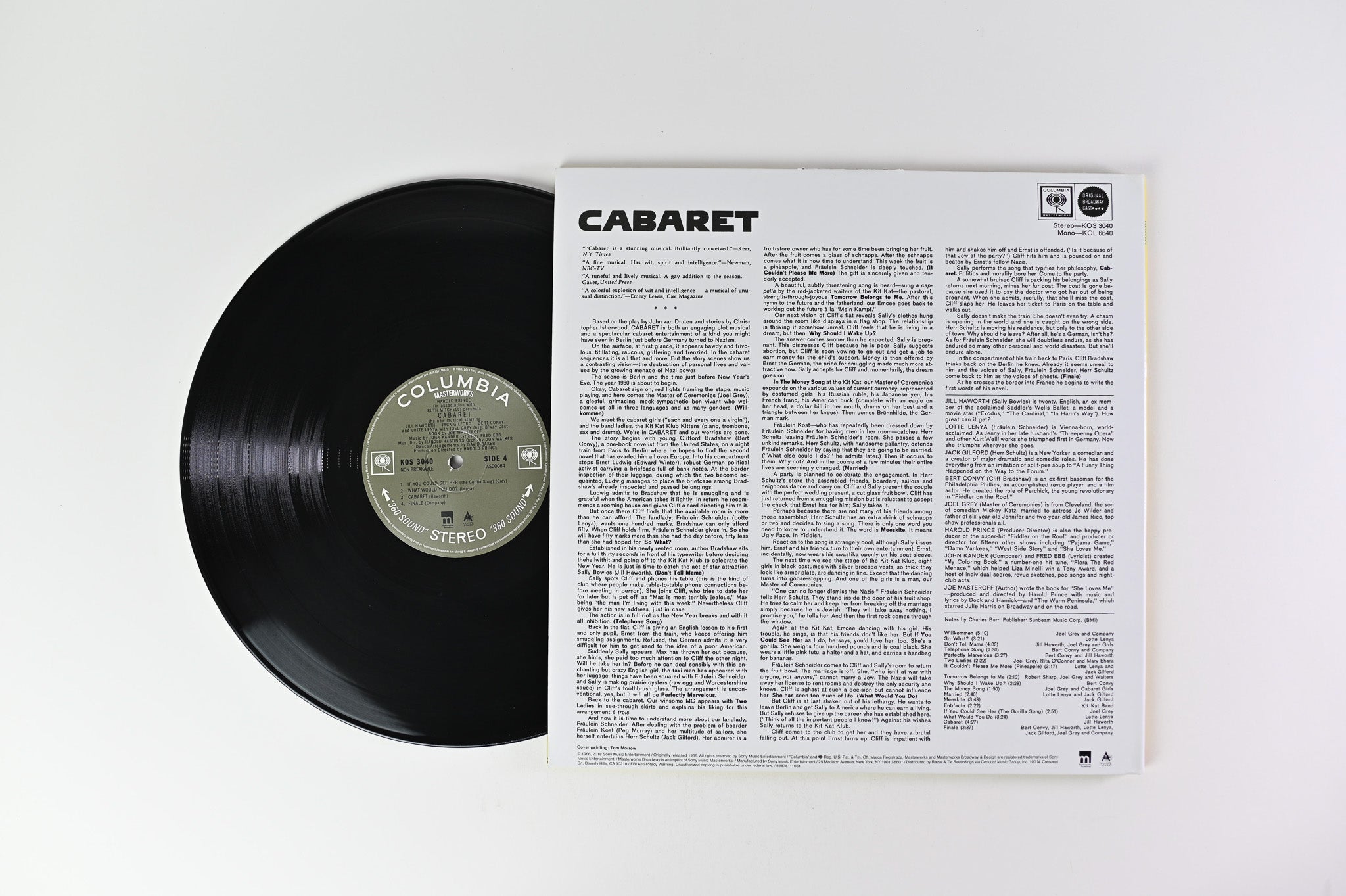 Harold Prince - Cabaret (Original Broadway Cast Recording) on Columbia Analog Spark