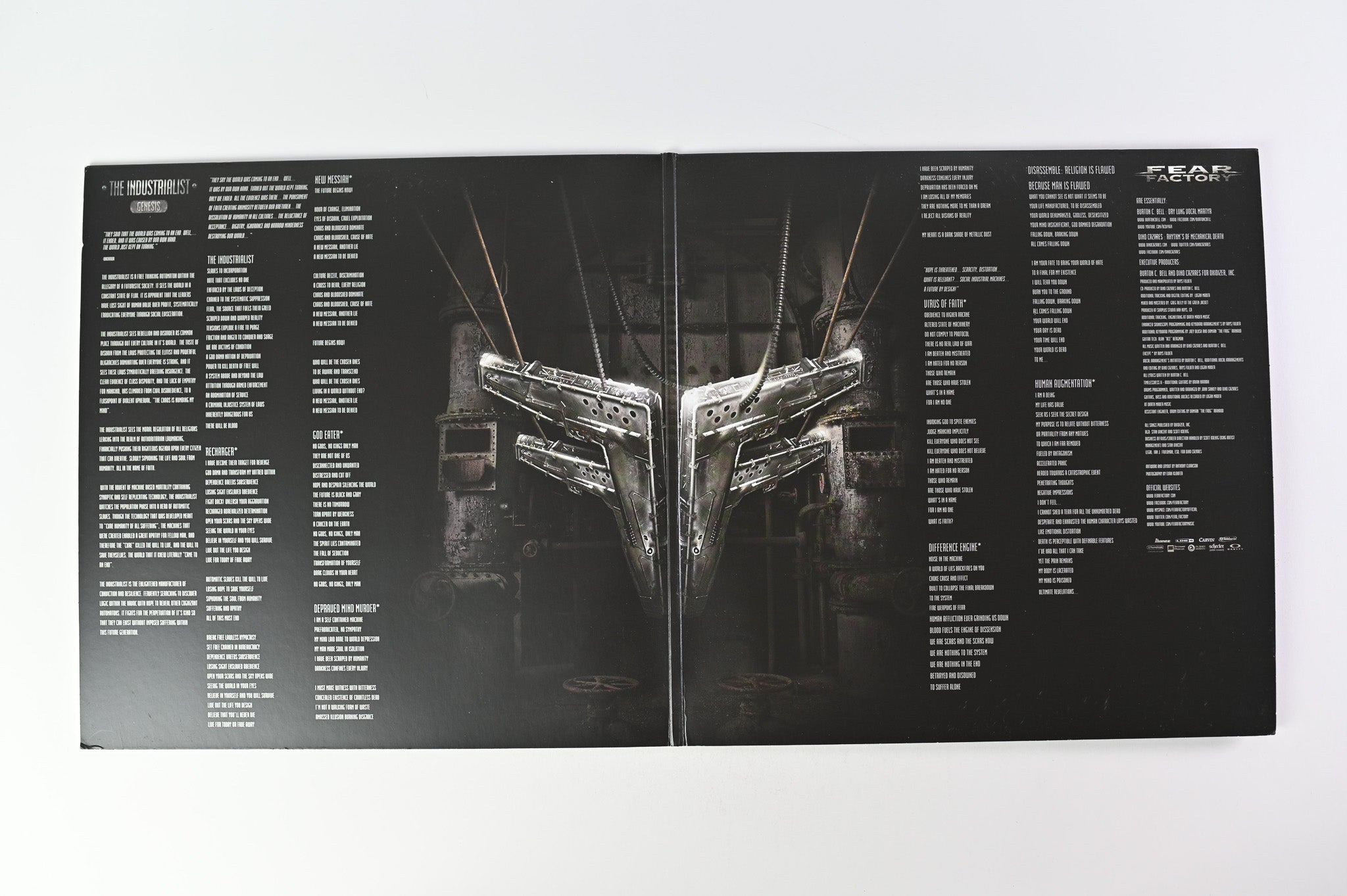 Fear Factory - The Industrialist on Candlelight Ltd Clear Vinyl