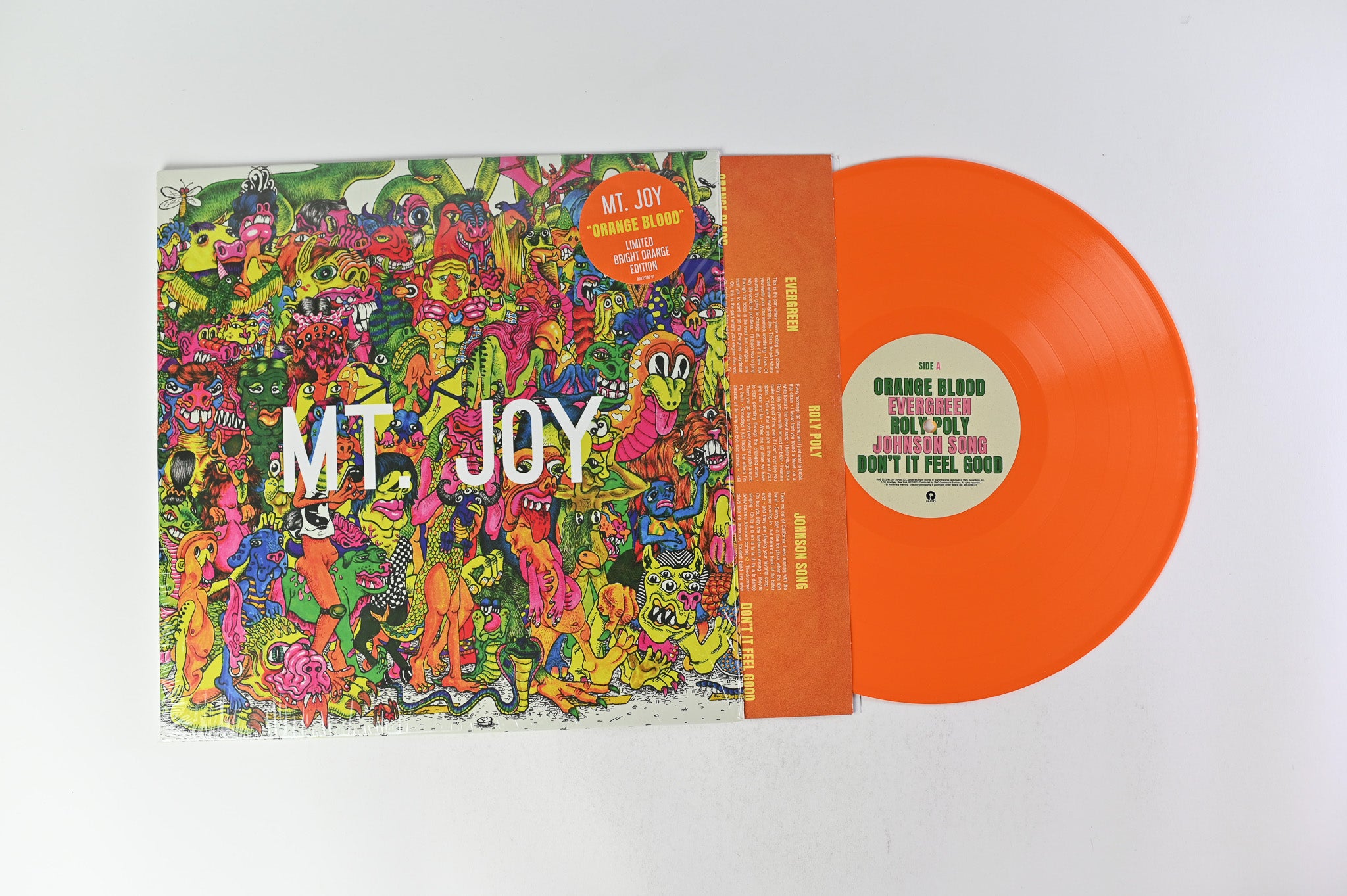 Mt. Joy - Orange Blood on Island Records - Orange Vinyl