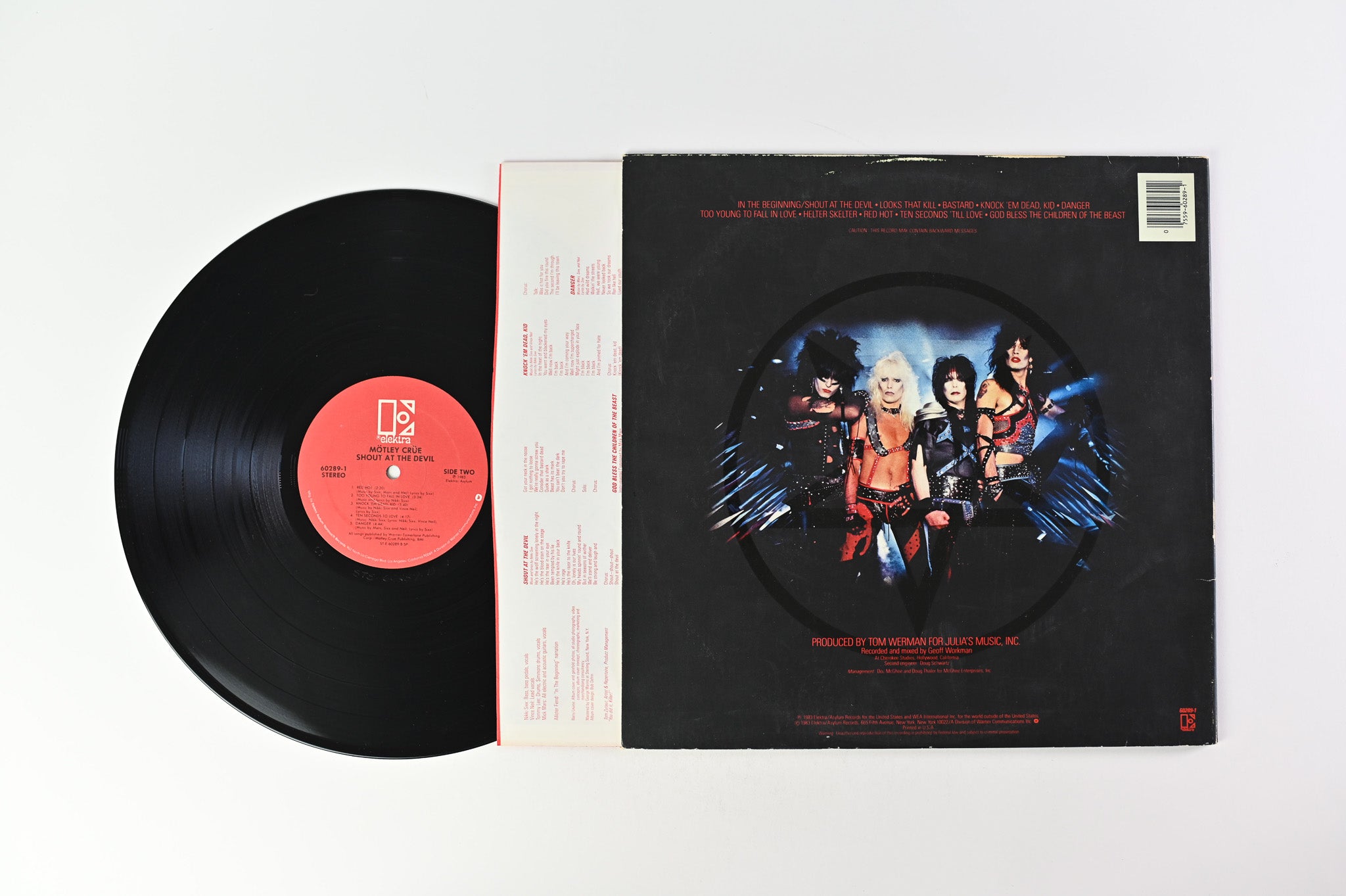 Mötley Crüe - Shout At The Devil on Elektra