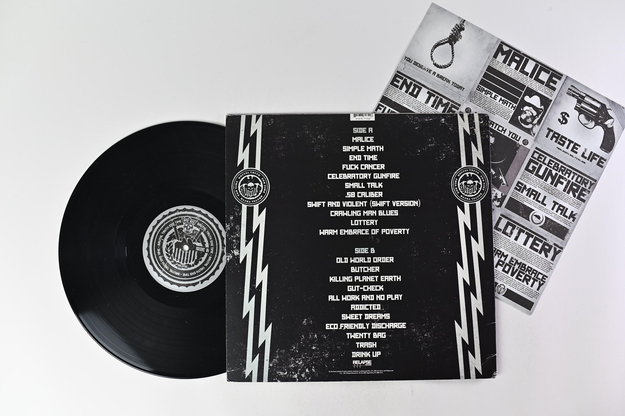 Brutal Truth - End Time on Relapse Records