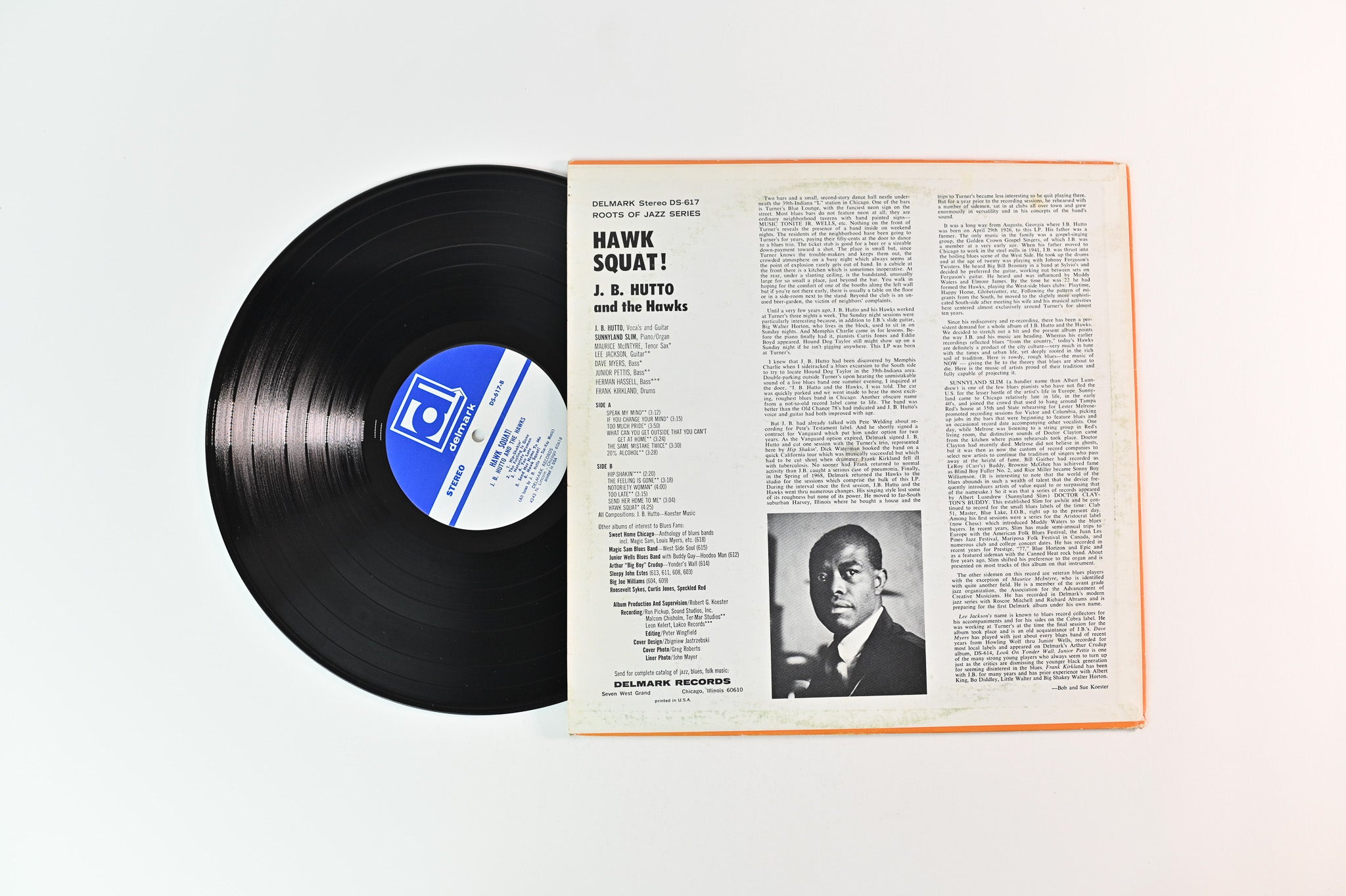 J.B. Hutto & The Hawks - Hawk Squat on Delmark Records