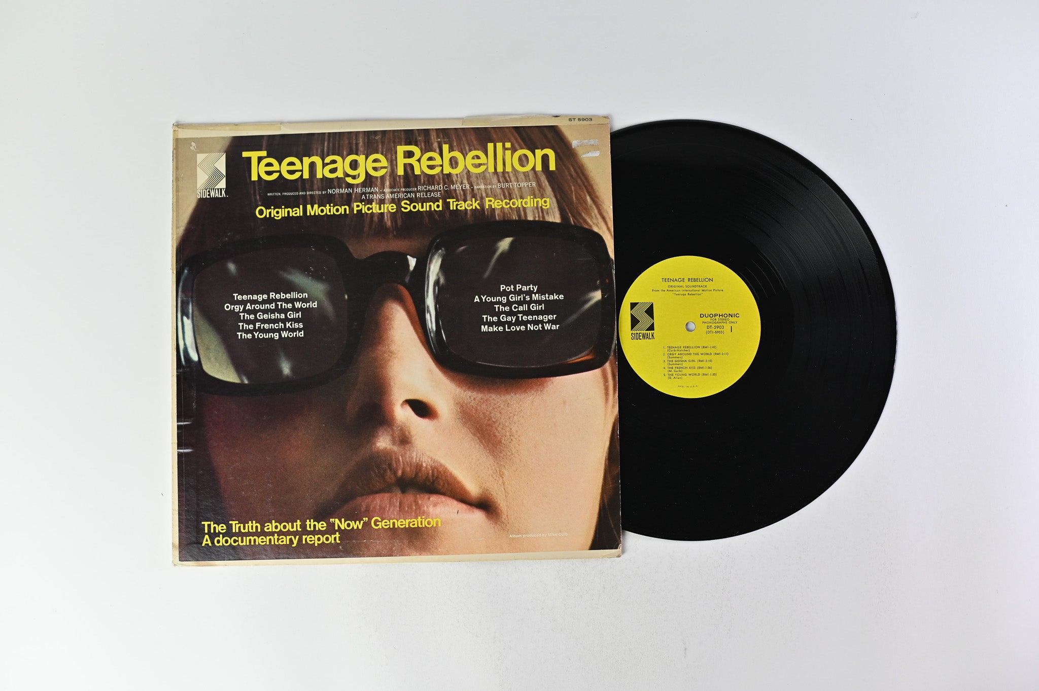 Bob Summers / Mike Curb – Teenage Rebellion on Sidewalk