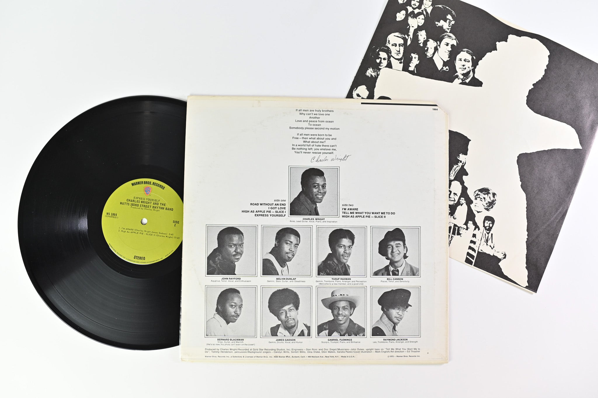 Charles Wright & The Watts 103rd St Rhythm Band - Express Yourself on Warner Bros