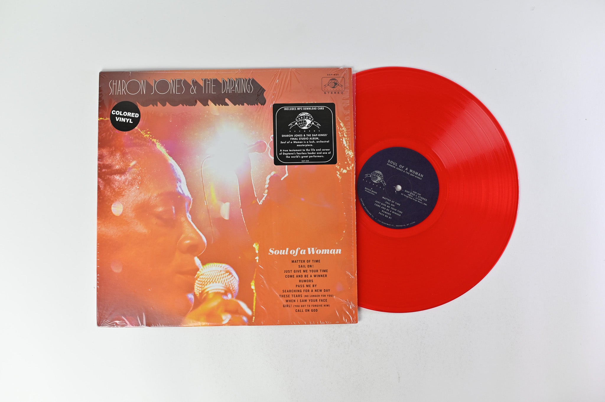 Sharon Jones & The Dap-Kings - Soul Of A Woman on Daptone Records - Red Vinyl