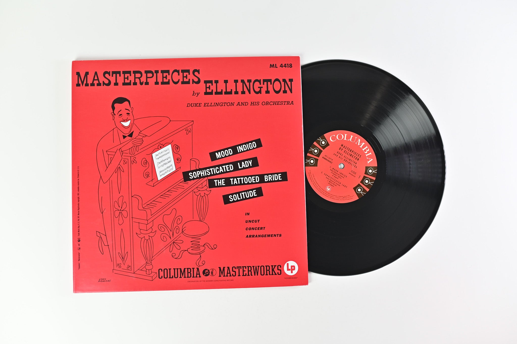 Duke Ellington And His Orchestra - Masterpieces By Ellington on Columbia Analogue Productions 180 Gram Reissue