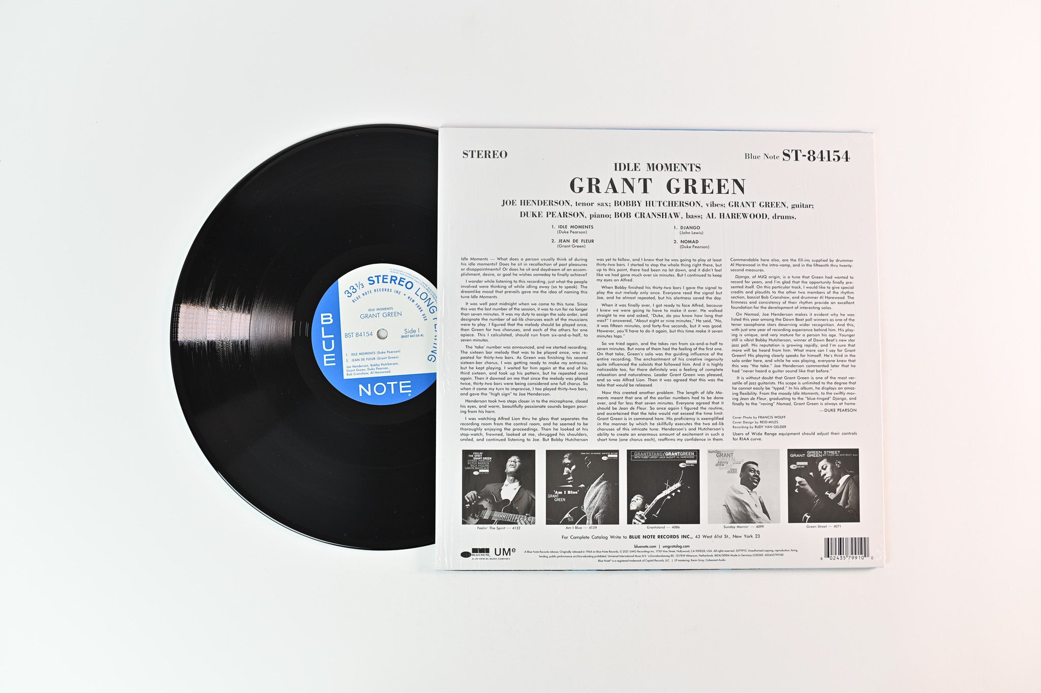 Grant Green - Idle Moments on Blue Note Classic Vinyl Series