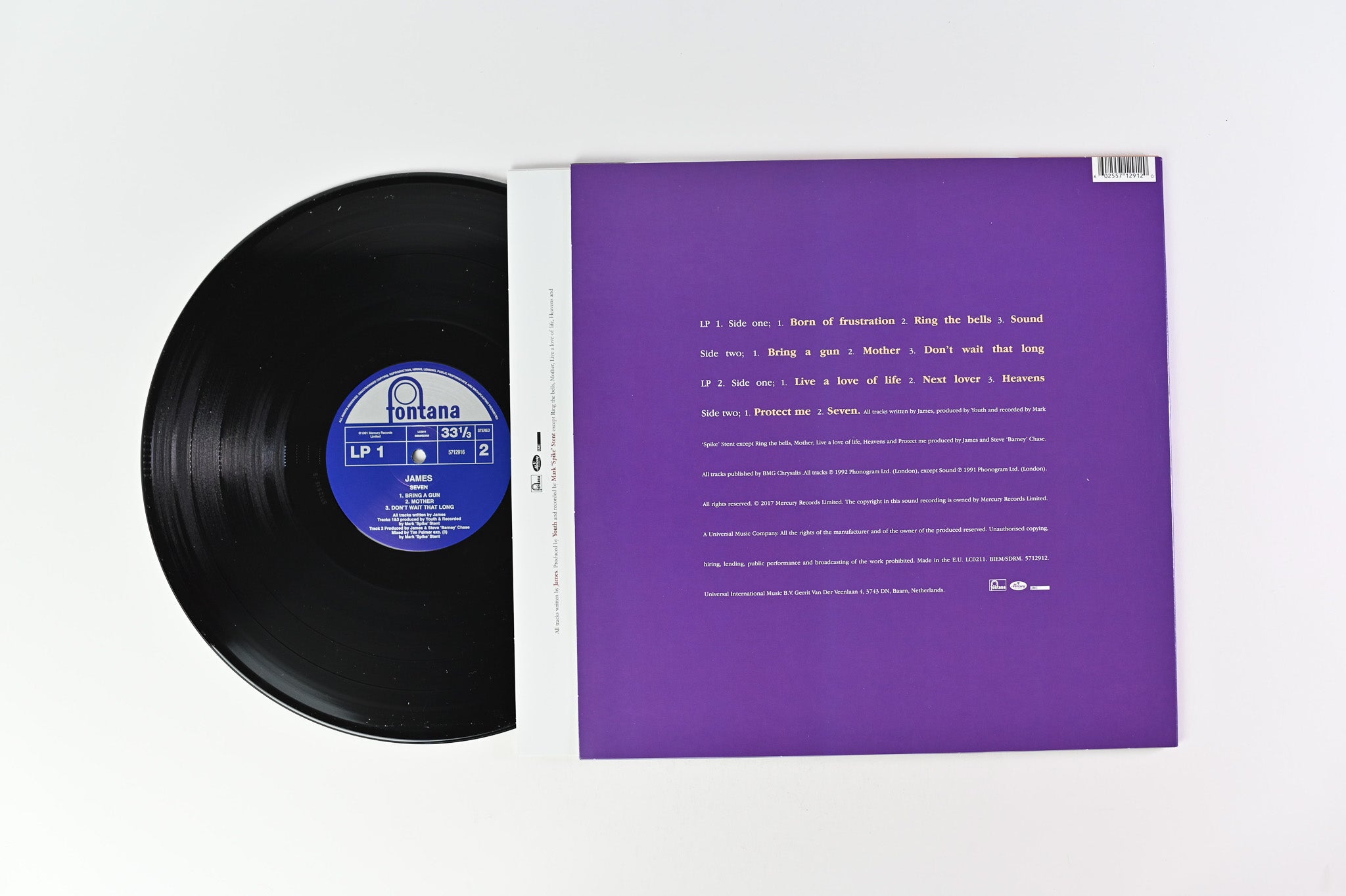 James - Seven on Fontana Reissue