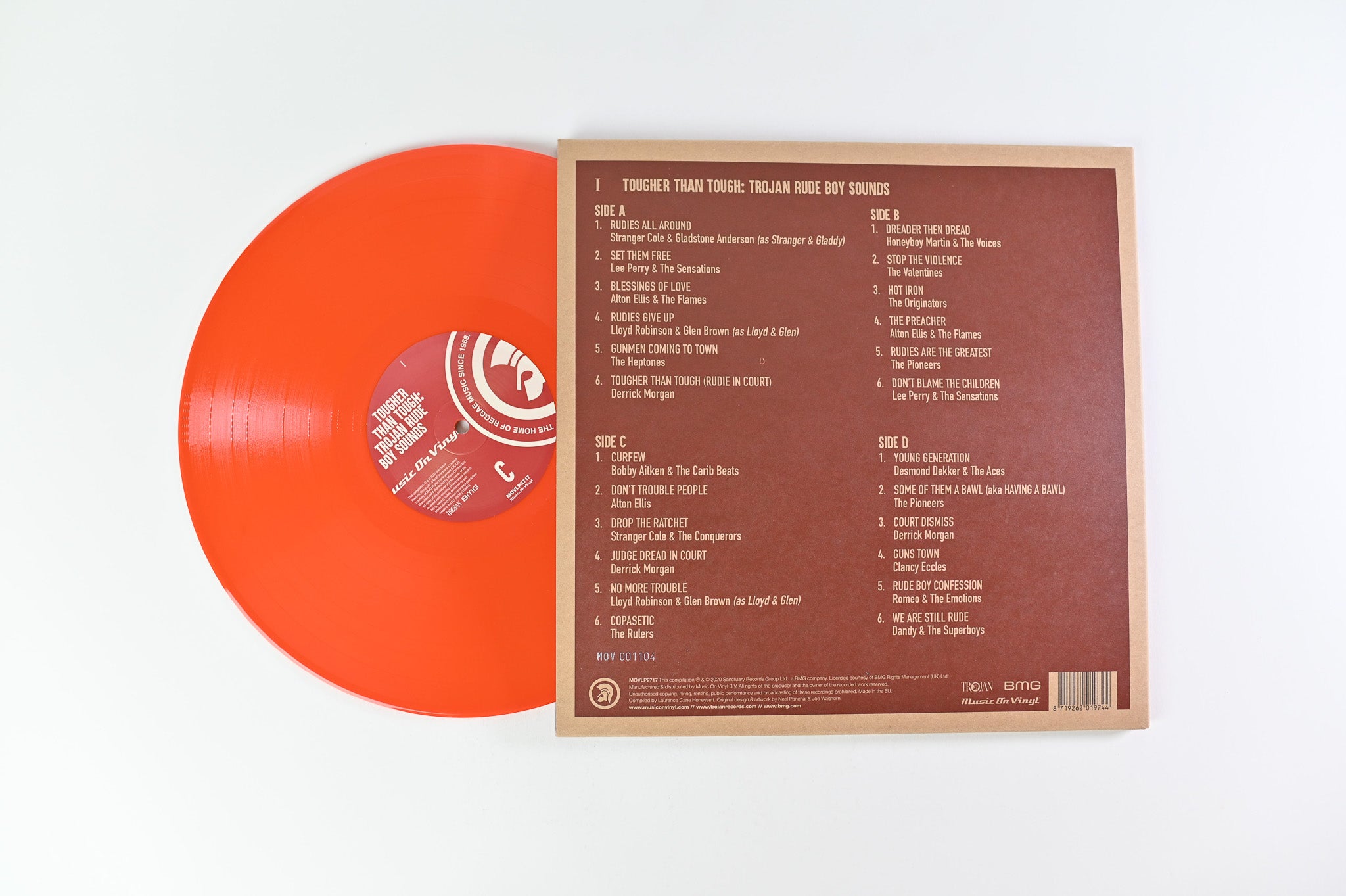 Various - Tougher Than Tough: Trojan Rude Boy Sounds on Music on Vinyl Ltd Numbered Orange