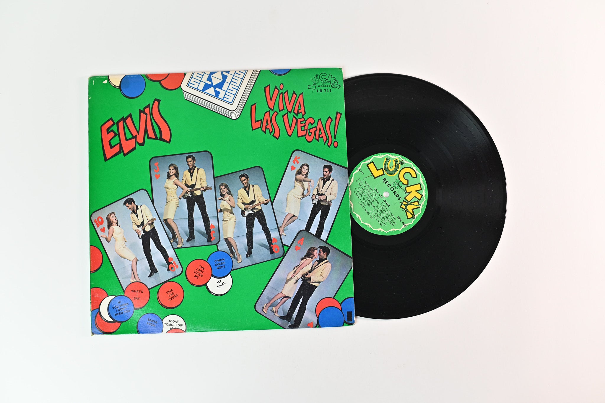 Elvis Presley - Viva Las Vegas on Lucky Records - Unofficial pressing