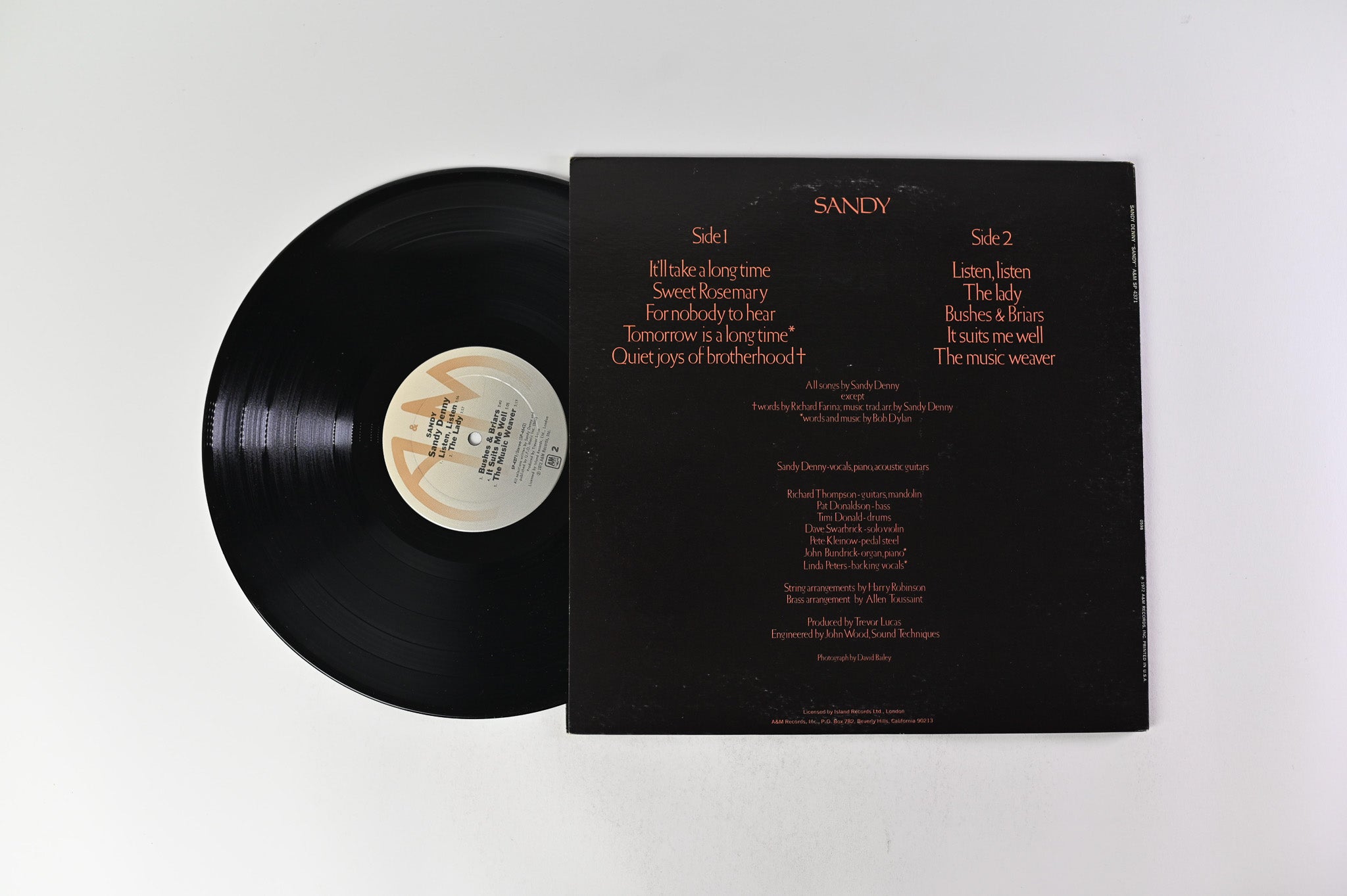 Sandy Denny - Sandy on A&M Records