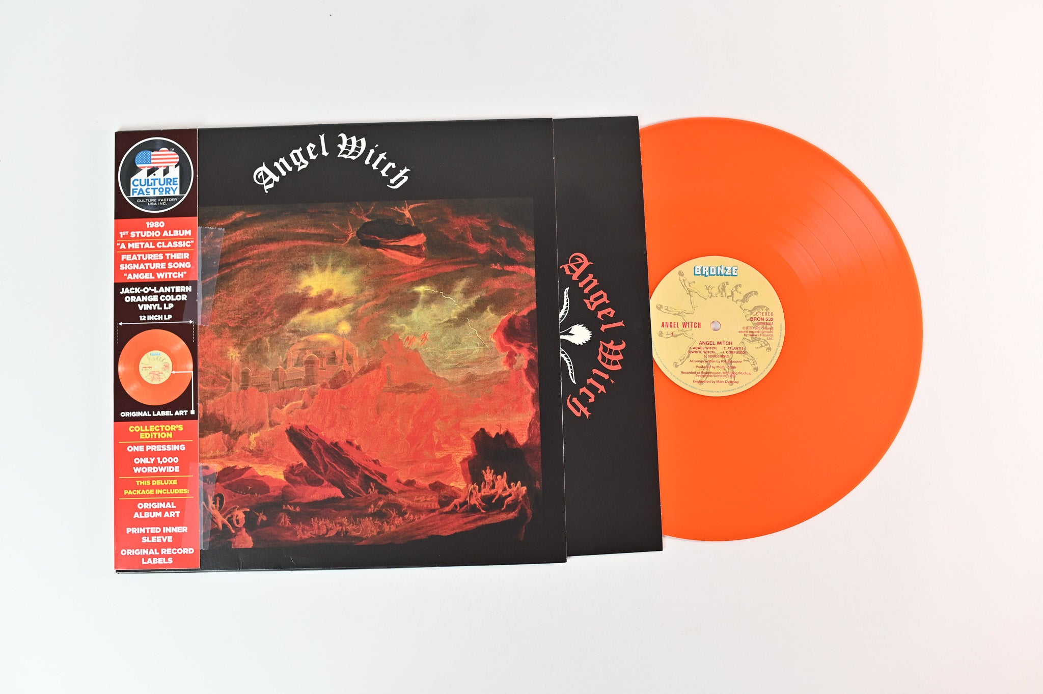Angel Witch - Angel Witch on Culture Factory - Orange Vinyl