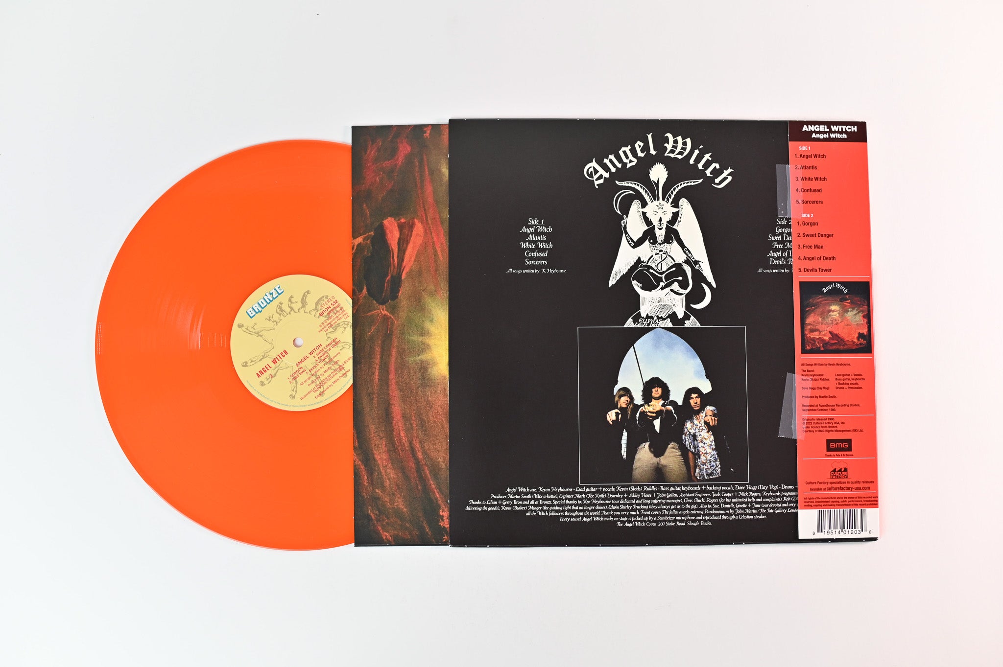 Angel Witch - Angel Witch on Culture Factory - Orange Vinyl