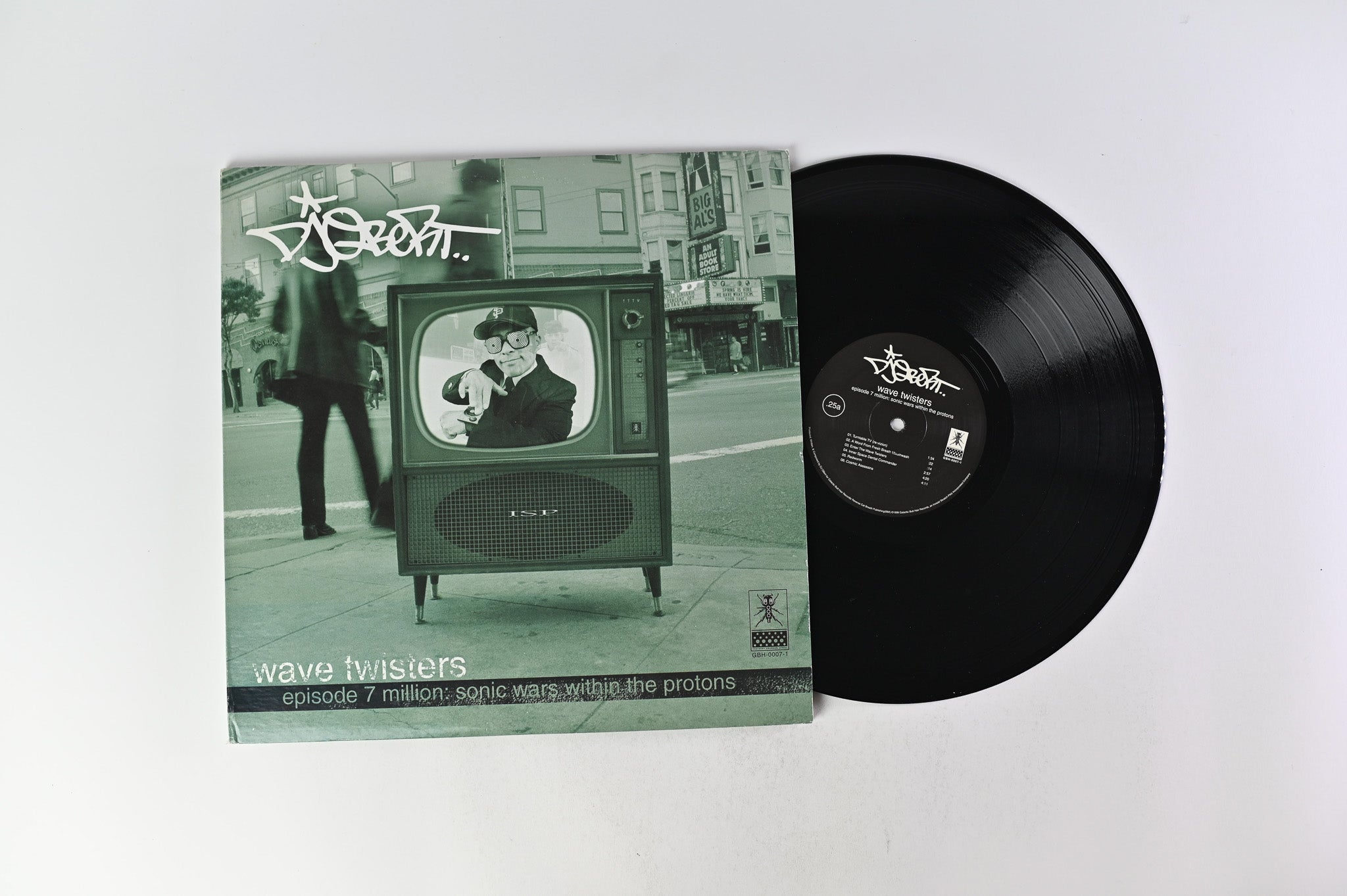 DJ Q-Bert - Wave Twisters - Episode 7 Million: Sonic Wars Within The Protons on Galactic Butt Hair Records