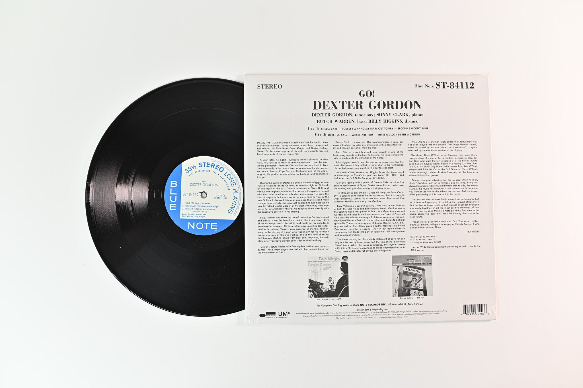 Dexter Gordon - Go! on Blue Note Classic Vinyl Series