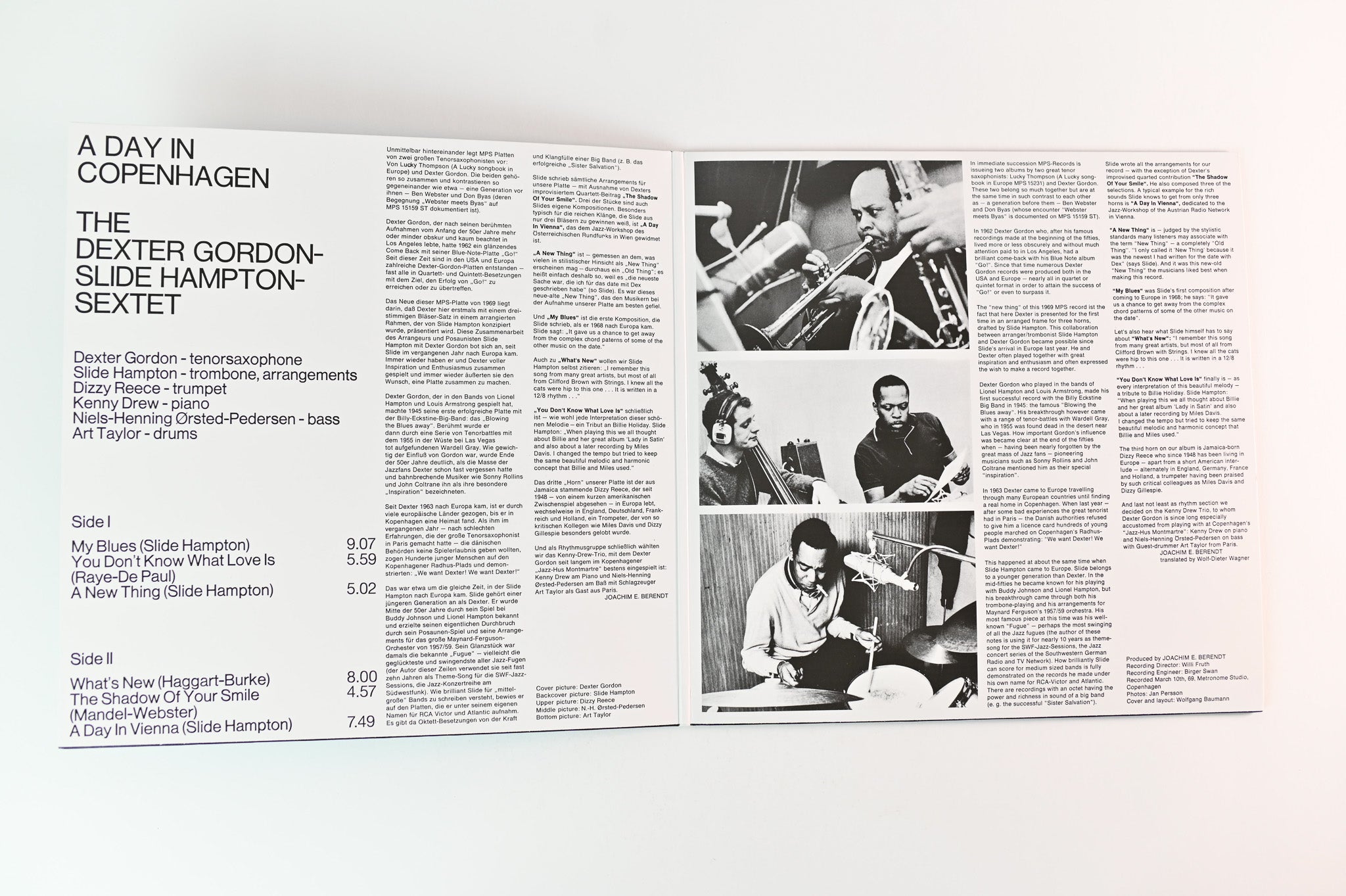 Dexter Gordon - A Day In Copenhagen on MPS Records
