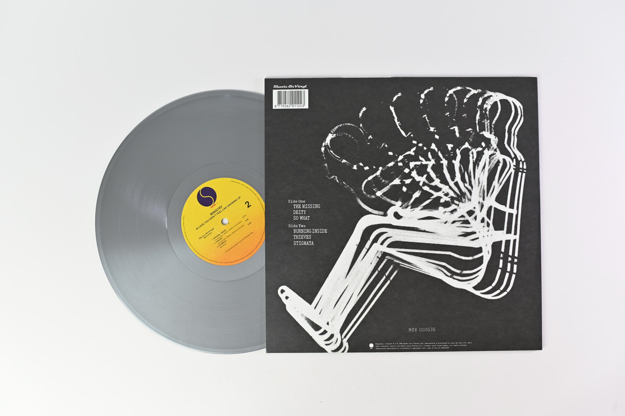 Ministry - In Case You Didn't Feel Like Showing Up (Live) on Music on Vinyl Ltd Numbered Silver Reissue