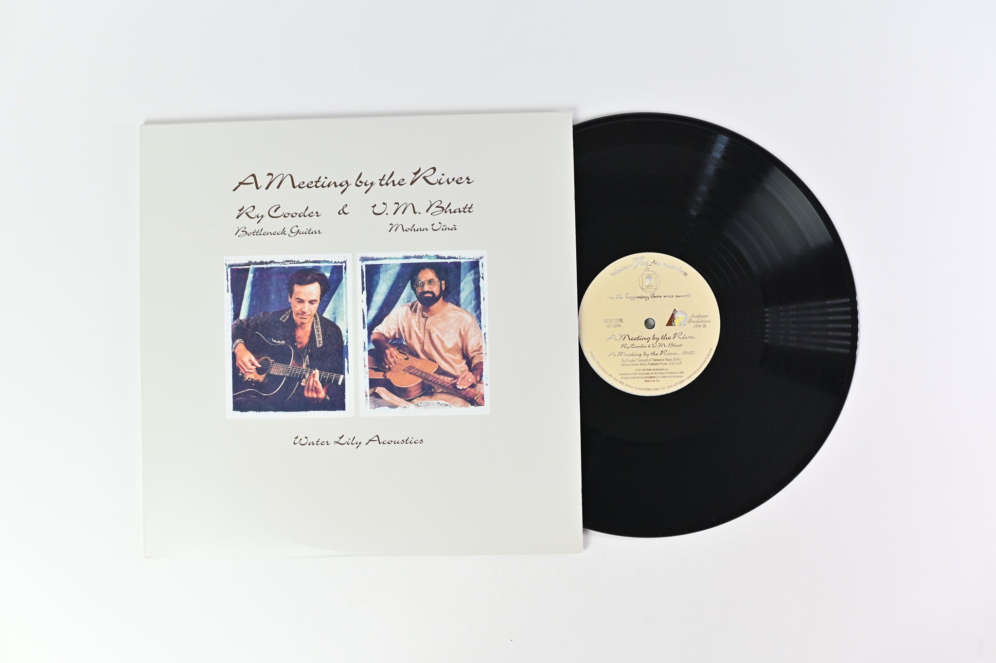 Ry Cooder & V.M. Bhatt - A Meeting By The River Analogue Productions Reissue