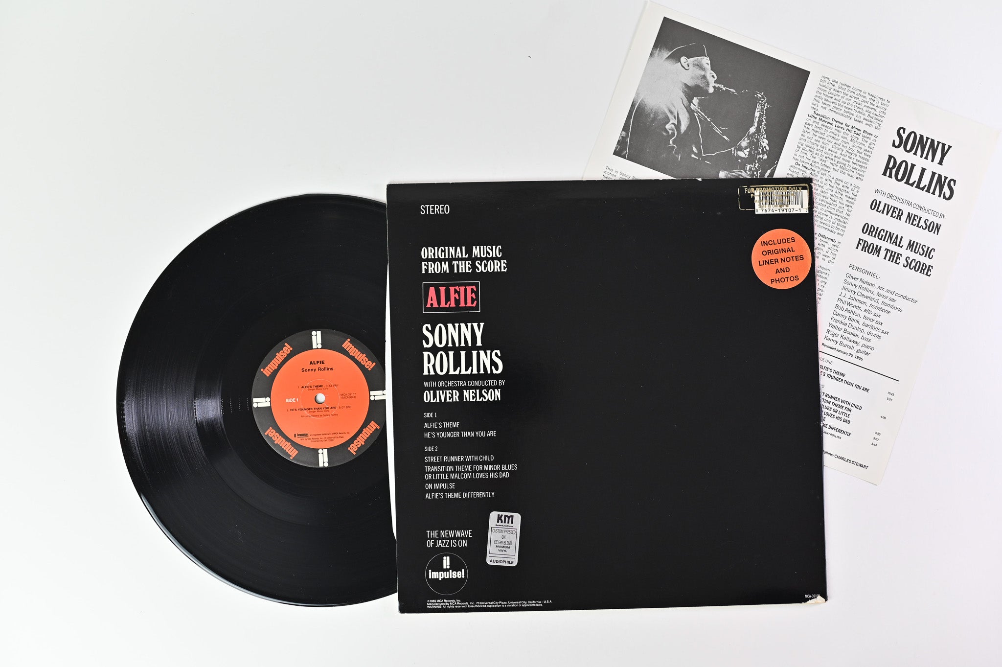 Sonny Rollins - Original Music From The Score "Alfie" on Impulse Reissue