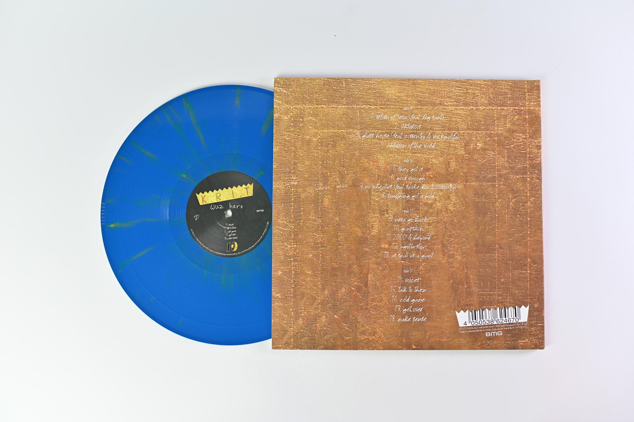 Big K.R.I.T. - K.R.I.T. Wuz Here on BMG Navy & Gold Reissue