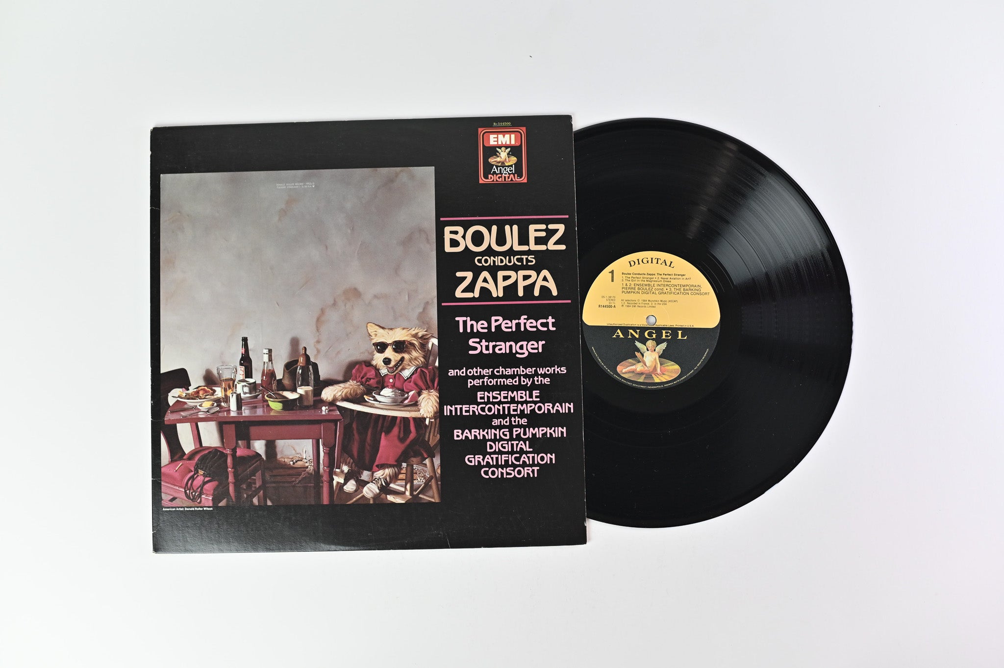 Pierre Boulez Conducts Zappa - The Perfect Stranger on EMI Angel