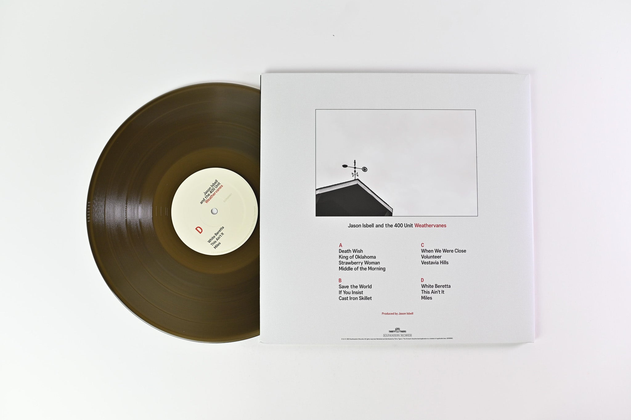 Jason Isbell And The 400 Unit - Weathervanes on Southeastern Black Transparent