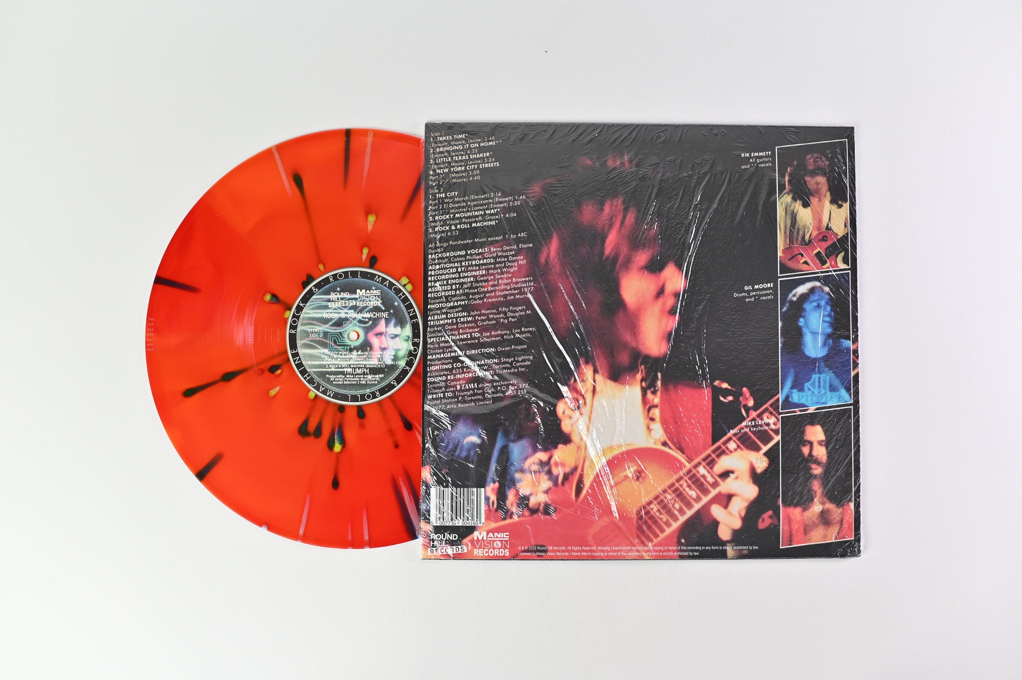 Triumph - Rock & Roll Machine on Manic Vision Records - Splatter Vinyl