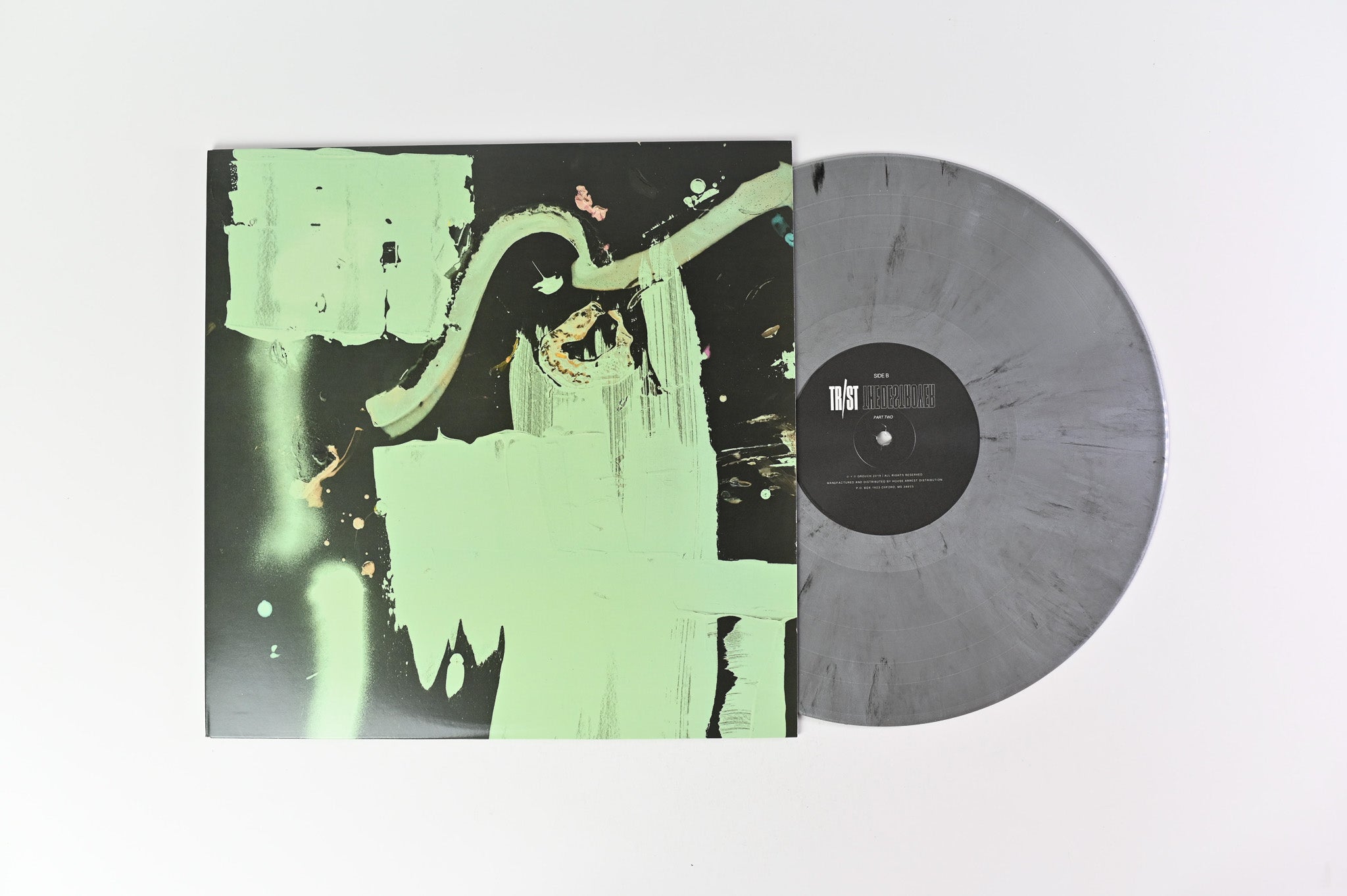 Trust - The Destroyer Part Two on Grouch Ltd Silver/Grey/Black Splatter
