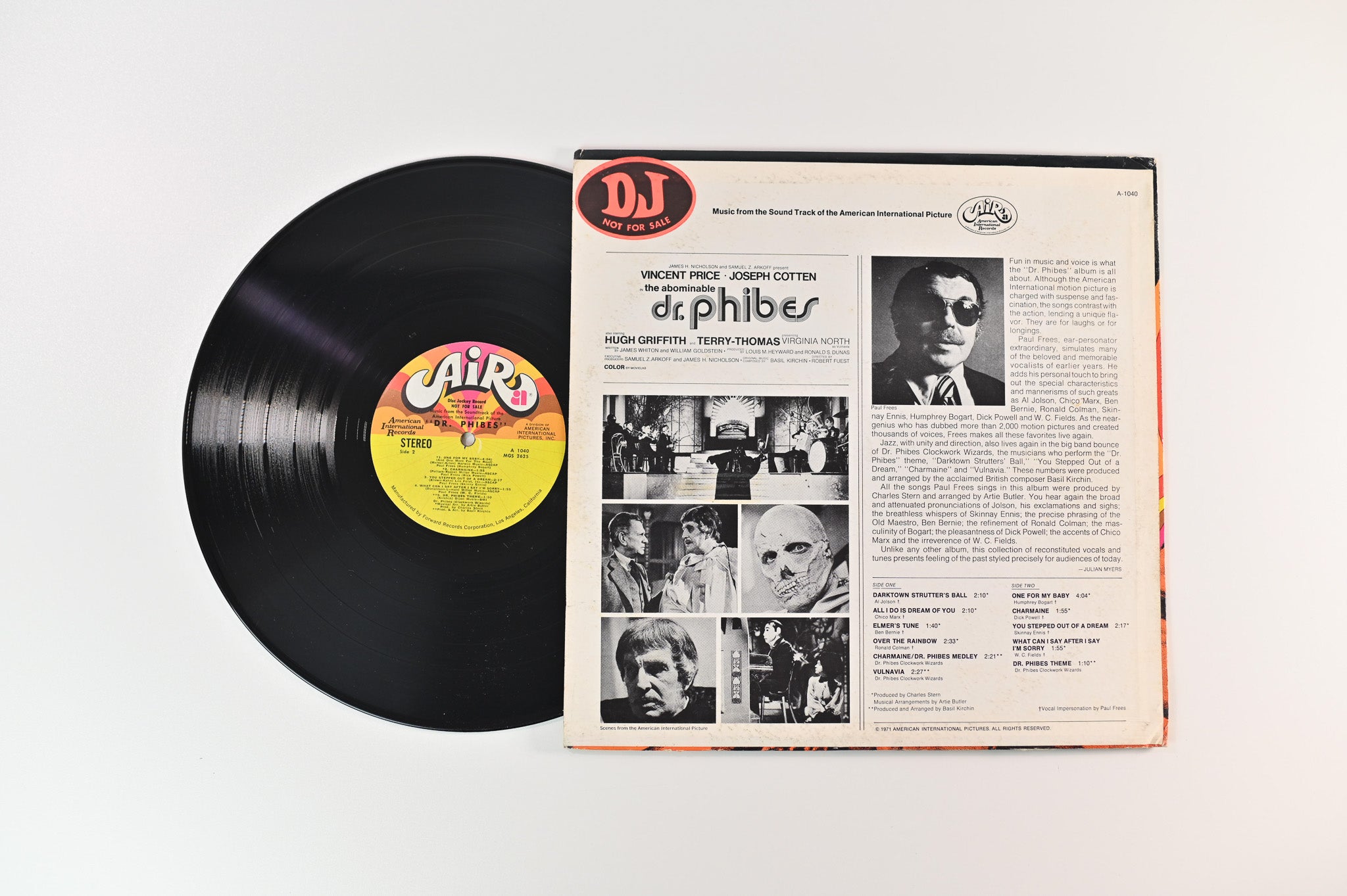 Basil Kirchin - The Abominable Dr. Phibes (Original Motion Picture Score) on American International Promo