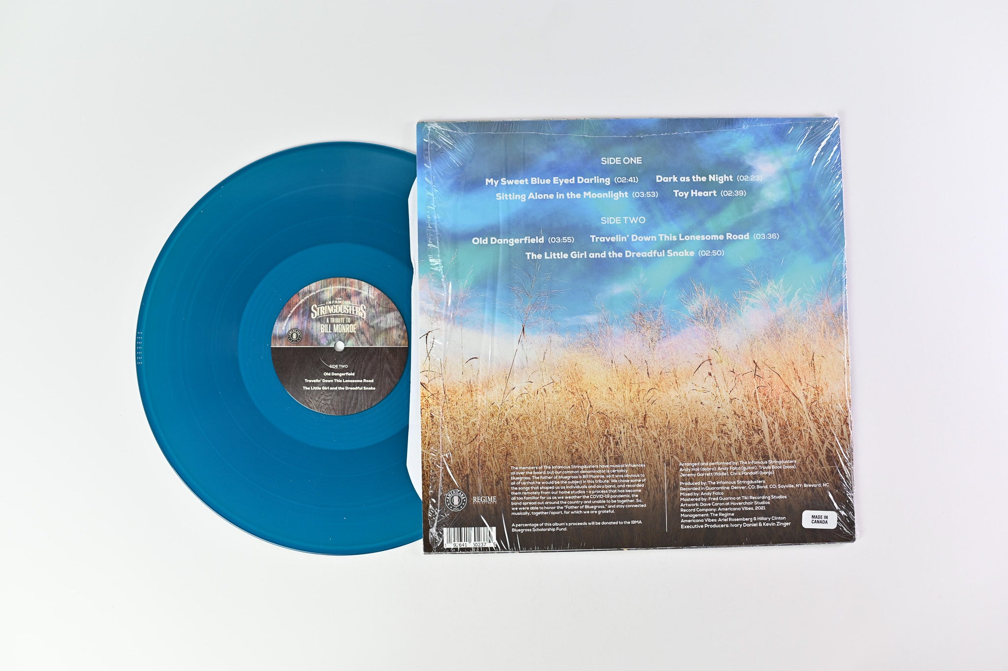 The Infamous Stringdusters - A Tribute To Bill Monroe on Regime Seventy-Two / Americana Vibes - Blue Vinyl