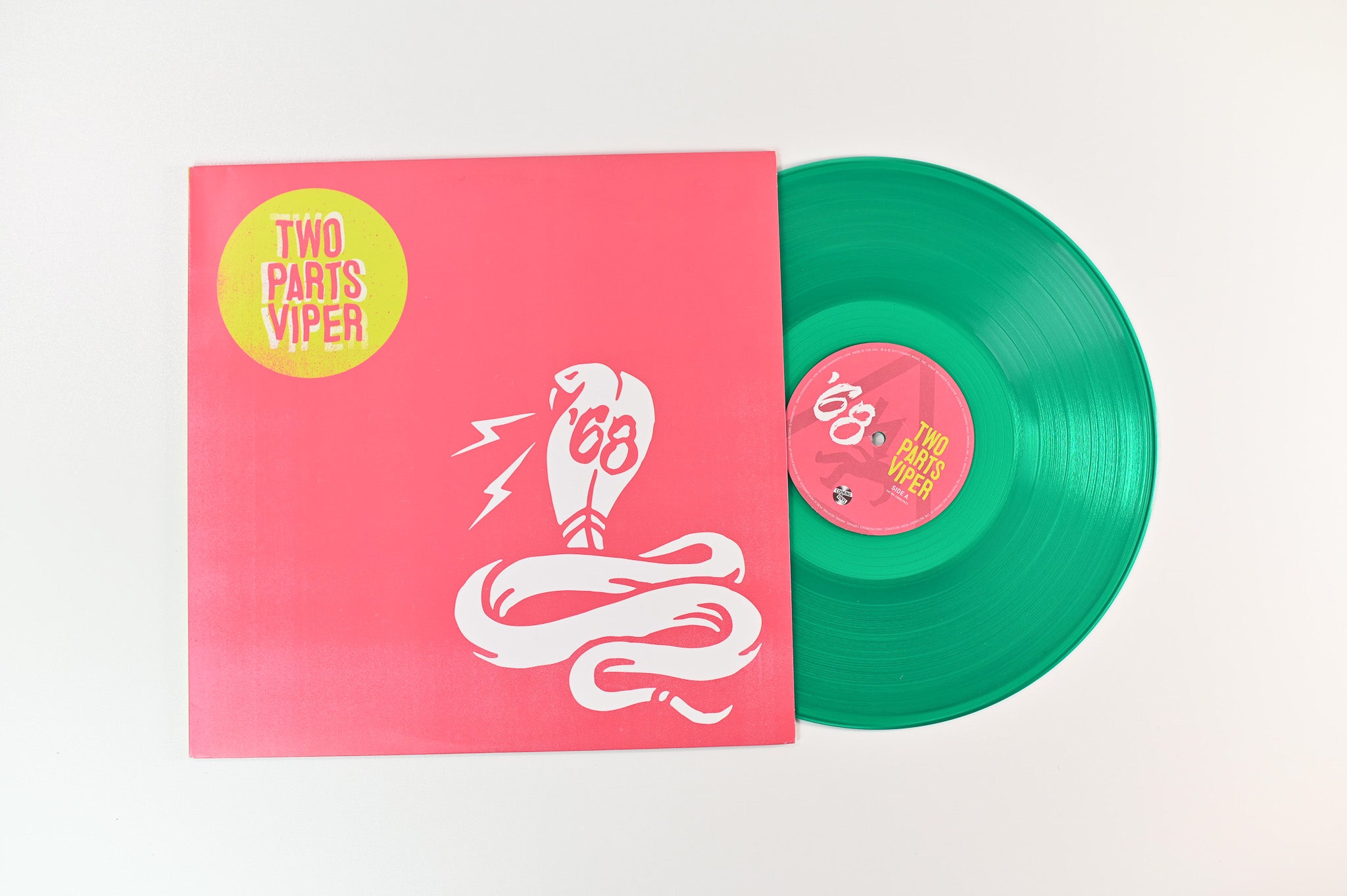 68 - Two Parts Viper on Cooking Vinyl Ltd Green Translucent