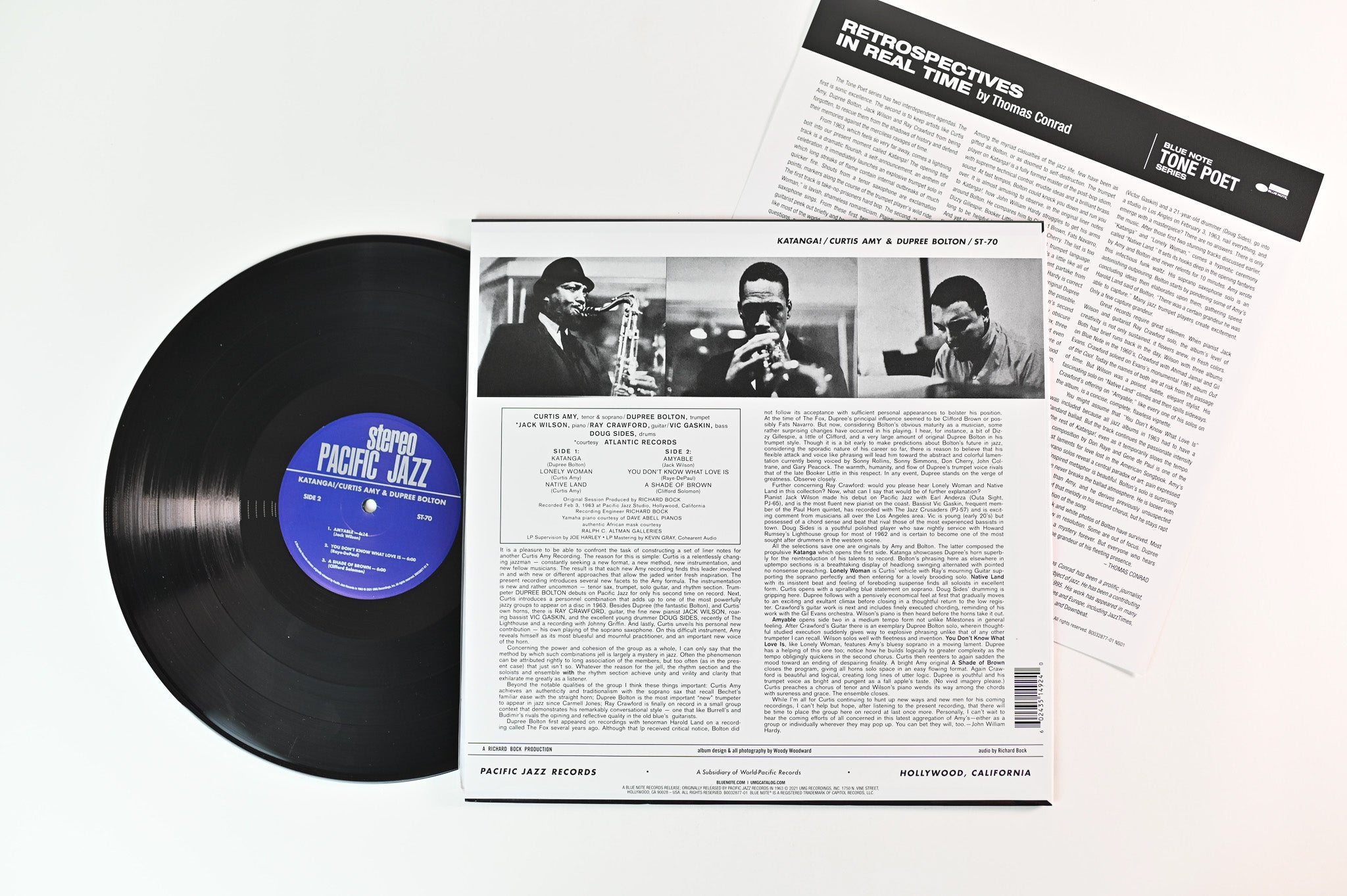 Curtis Amy - Katanga! on Blue Note Tone Poet Series