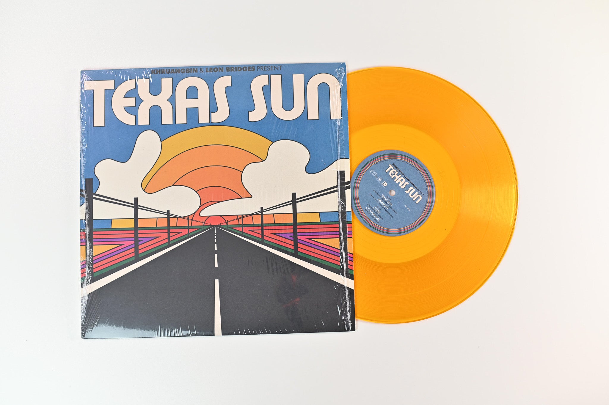 Khruangbin - Texas Sun on Dead Oceans Ltd Orange Translucent