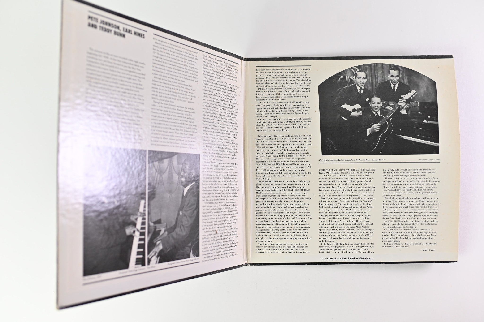 Pete Johnson - The Pete Johnson / Earl Hines / Teddy Bunn Blue Note Sessions on Mosaic Records