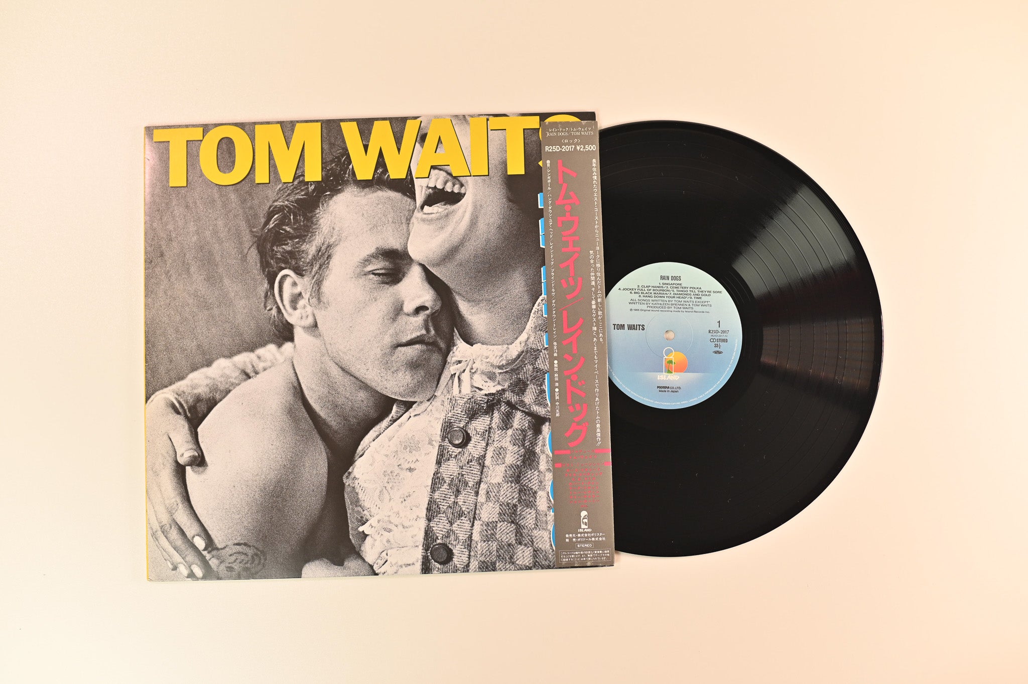 Tom Waits - Rain Dogs on Island Japanese Pressing