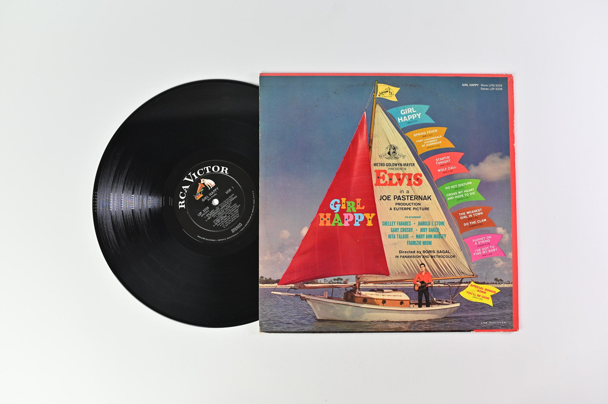 Elvis Presley - Girl Happy on RCA Victor - Stereo