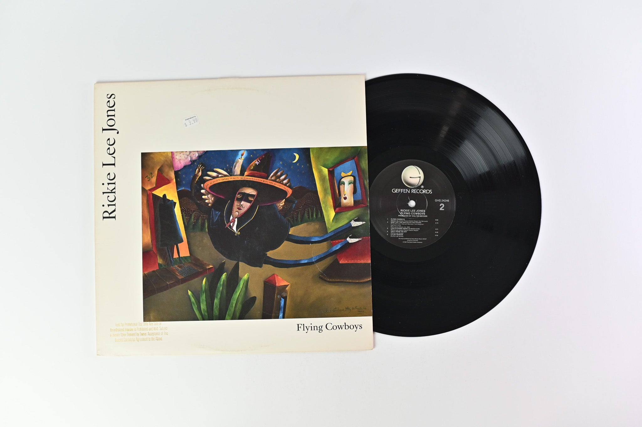 Rickie Lee Jones - Flying Cowboys on Geffen Records