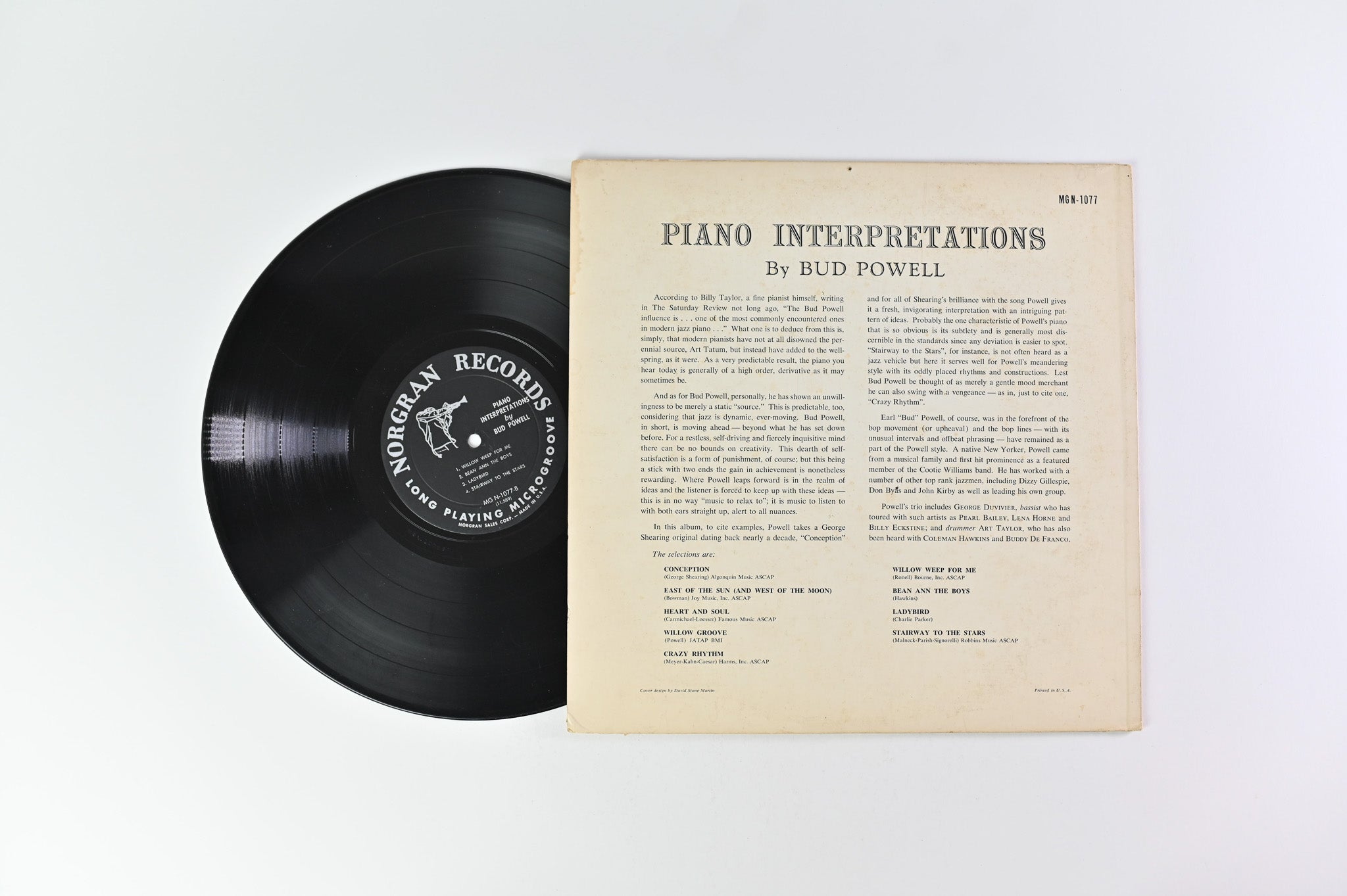 Bud Powell - Piano Interpretations By Bud Powell on Norgran Records