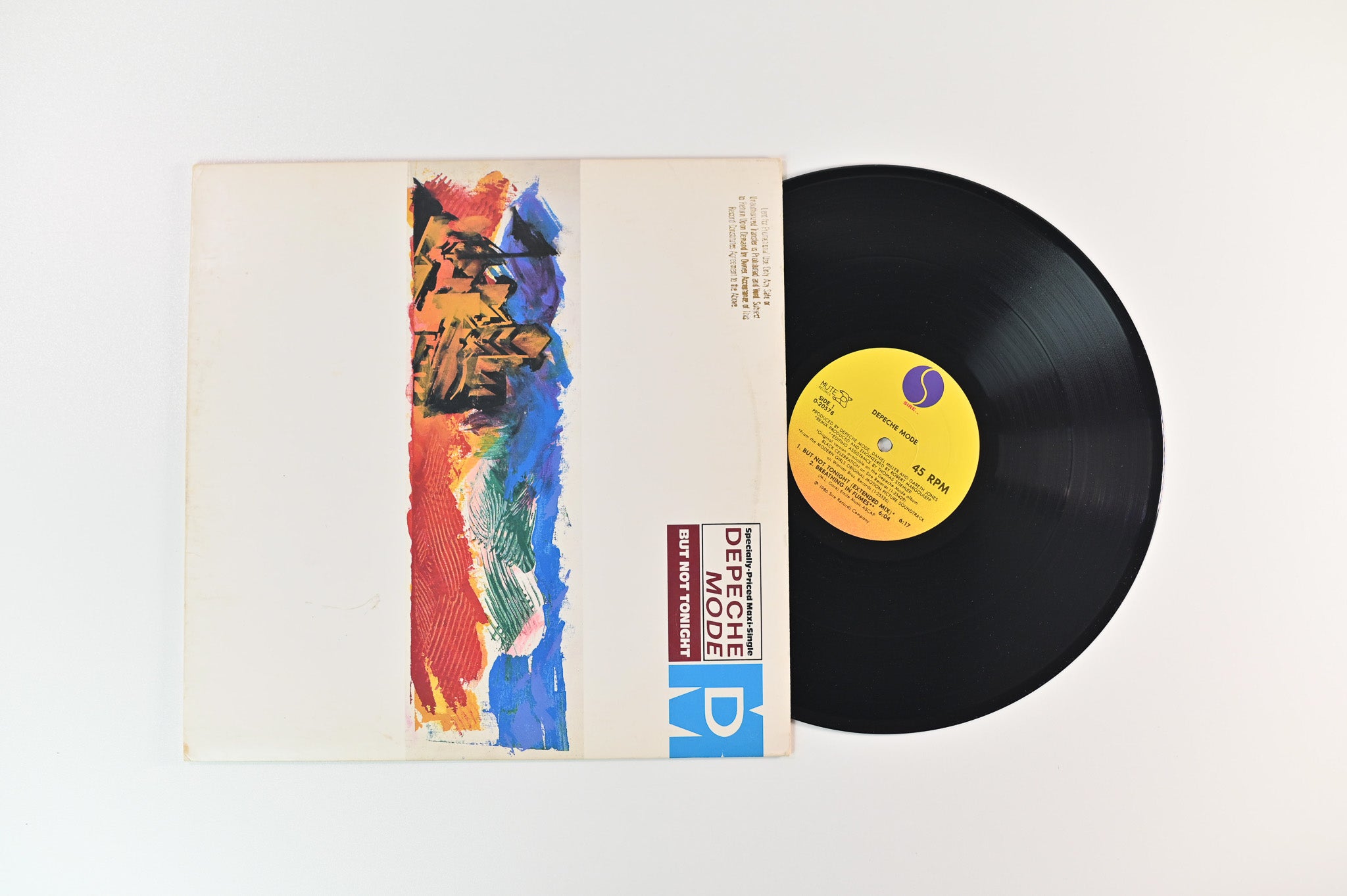 Depeche Mode - But Not Tonight on Mute Sire 12" 45 RPM Maxi Single