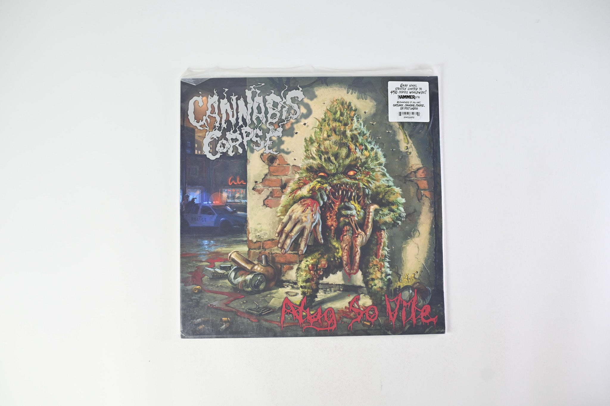 Cannabis Corpse - Nug So Vile on Season Of Mist - Gray Vinyl