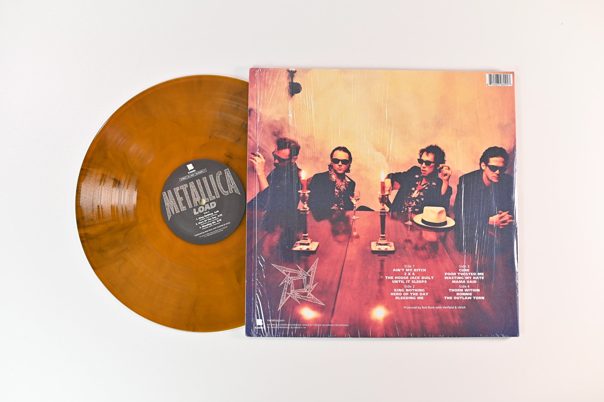 Metallica - Load on Blackened Ltd Orange W/ Black Smoke Reissue