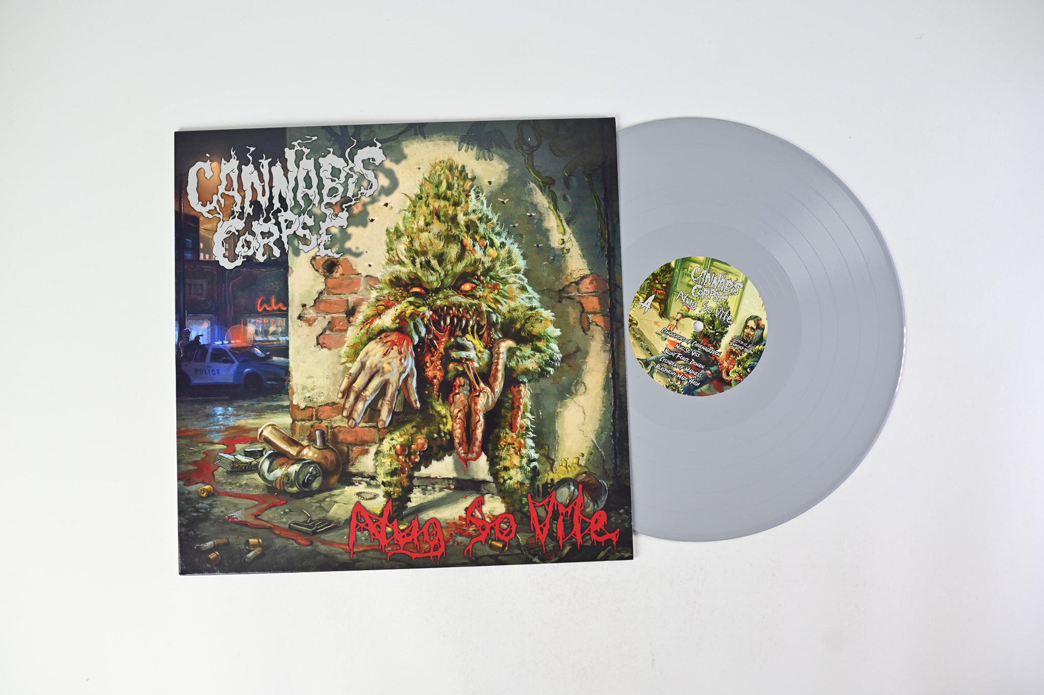 Cannabis Corpse - Nug So Vile on Season Of Mist - Gray Vinyl