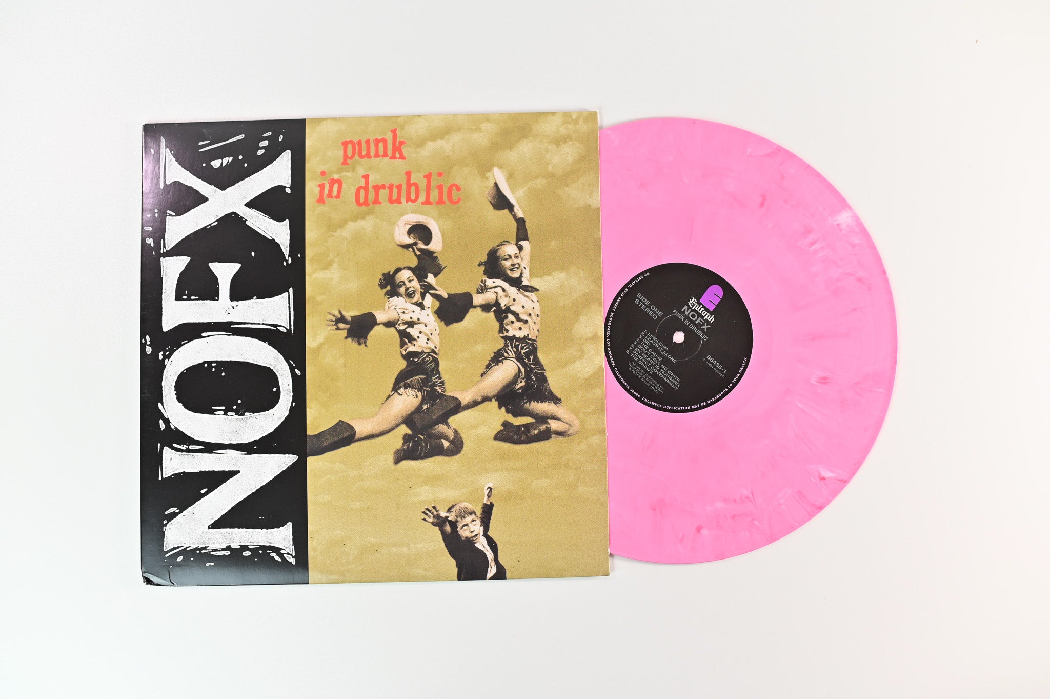 NOFX - Punk In Drublic on Epitaph Ltd Pink Marbled Reissue