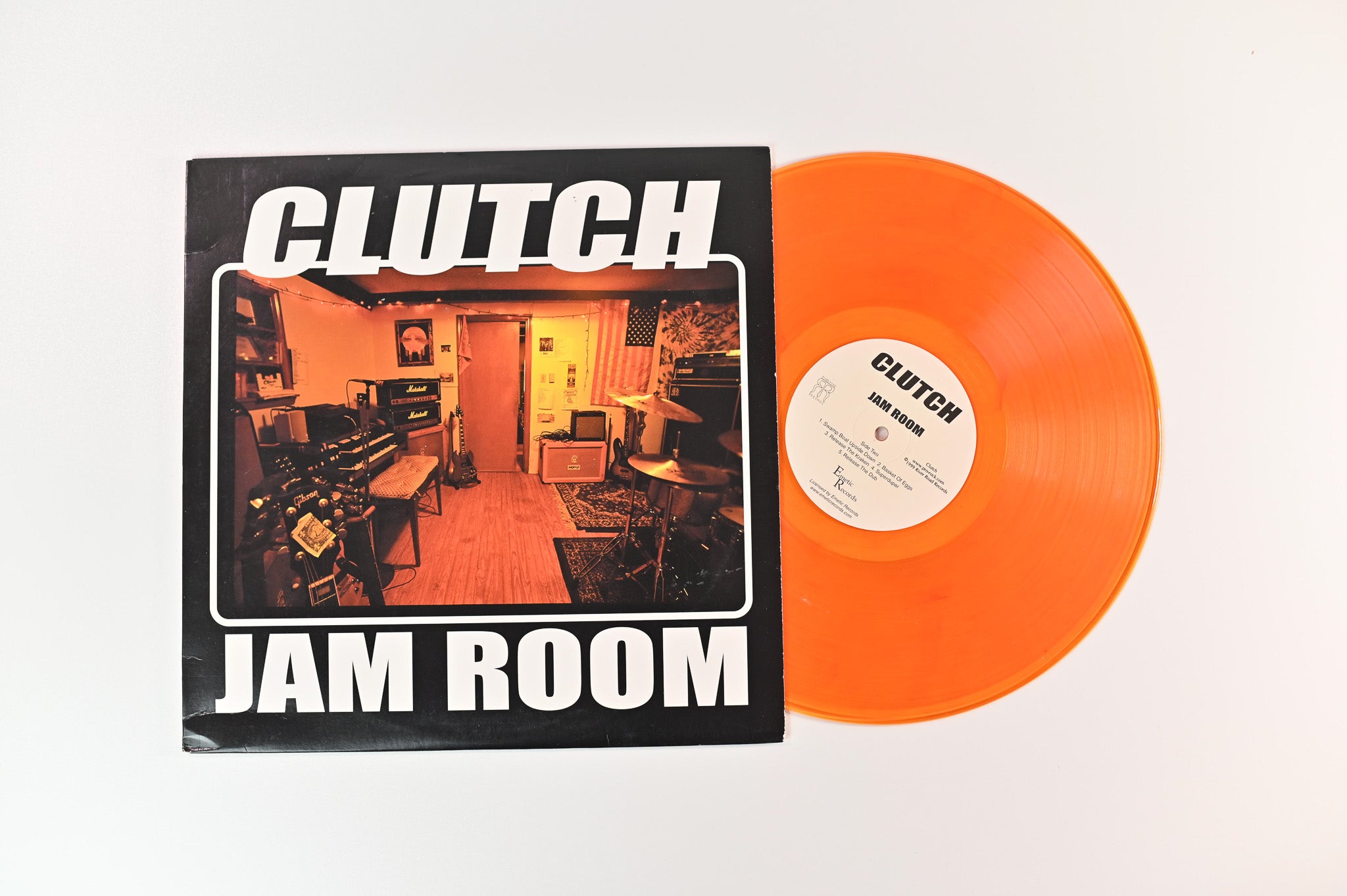 Clutch - Jam Room on River Road Orange Translucent Reissue