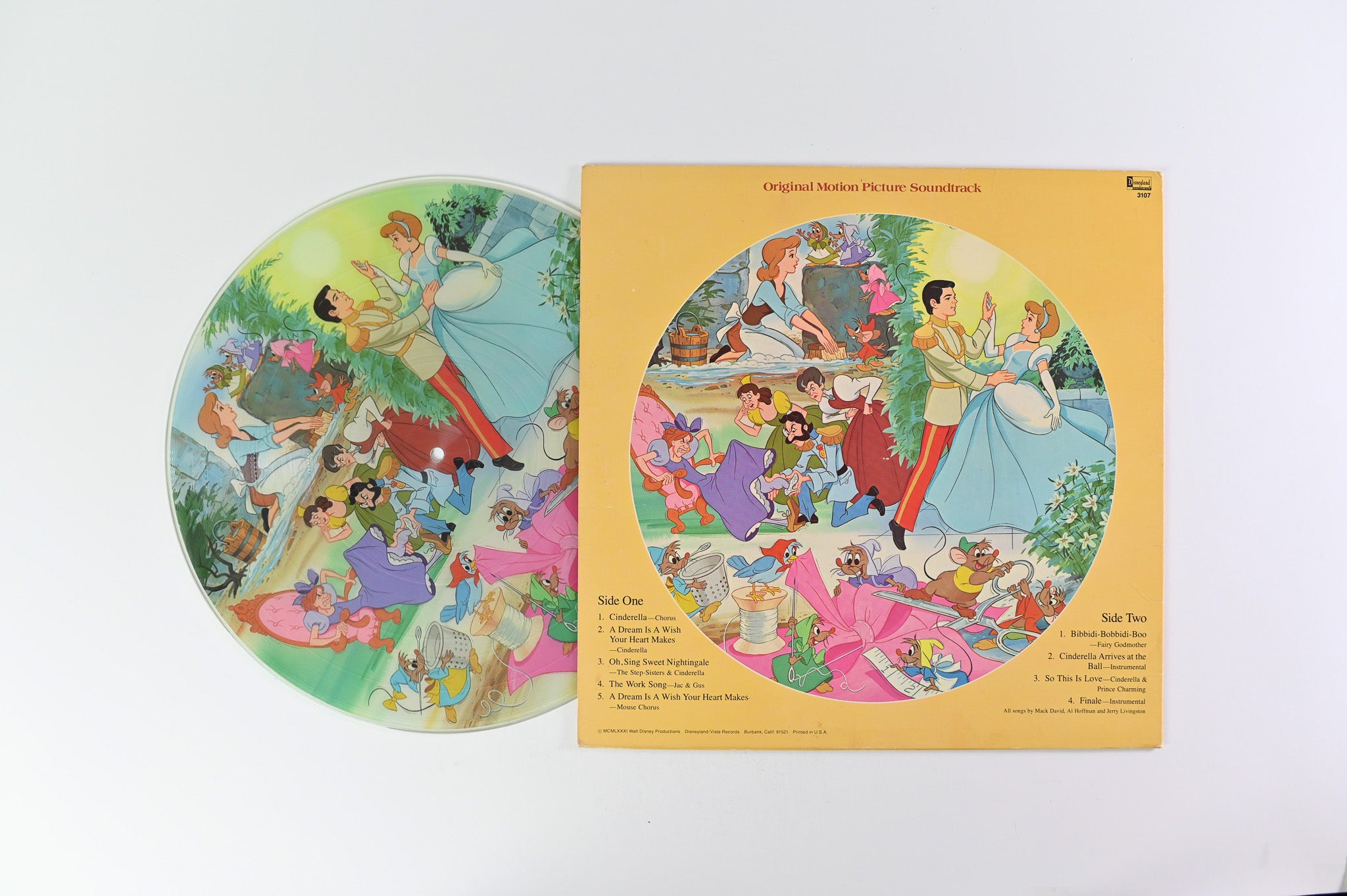 Various - Walt Disney's Cinderella (Original Motion Picture Soundtrack) on DIsneyland