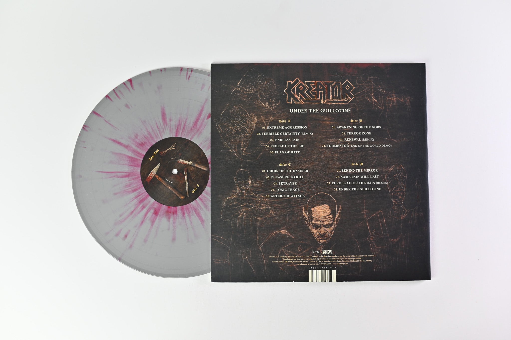 Kreator - Under The Guillotine - The Noise Records Anthology on BMG/Noise - Grey/Red Splatter