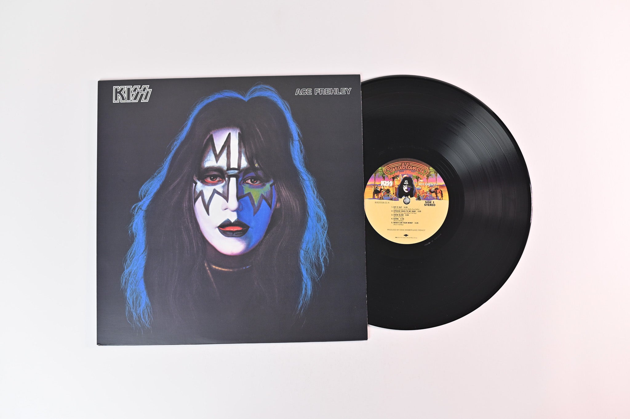 Kiss - Ace Frehley on Casablanca 180 Gram Reissue